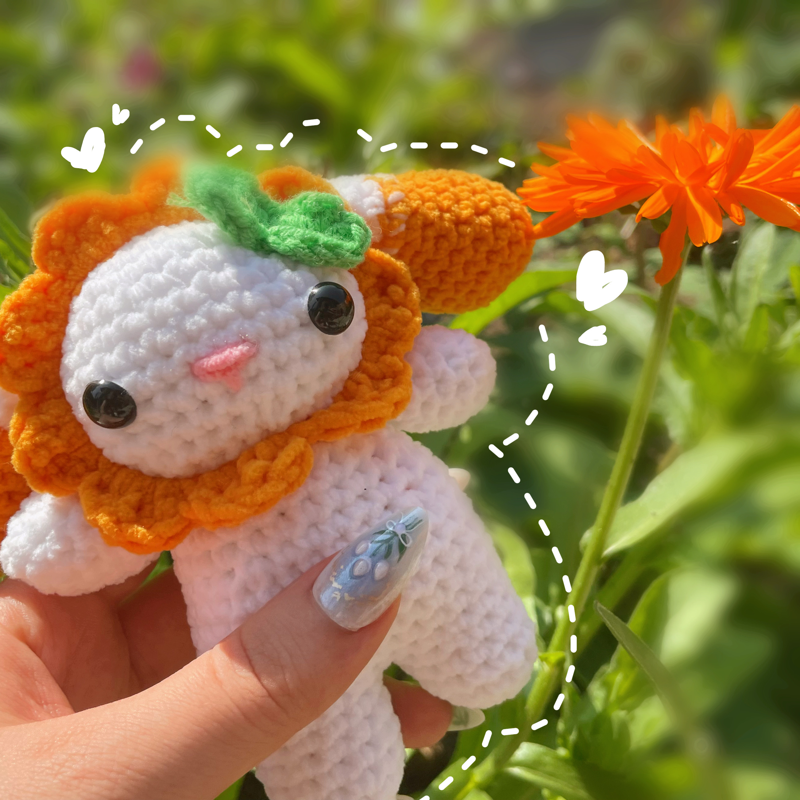 "Flower Bunbun" - Plushie