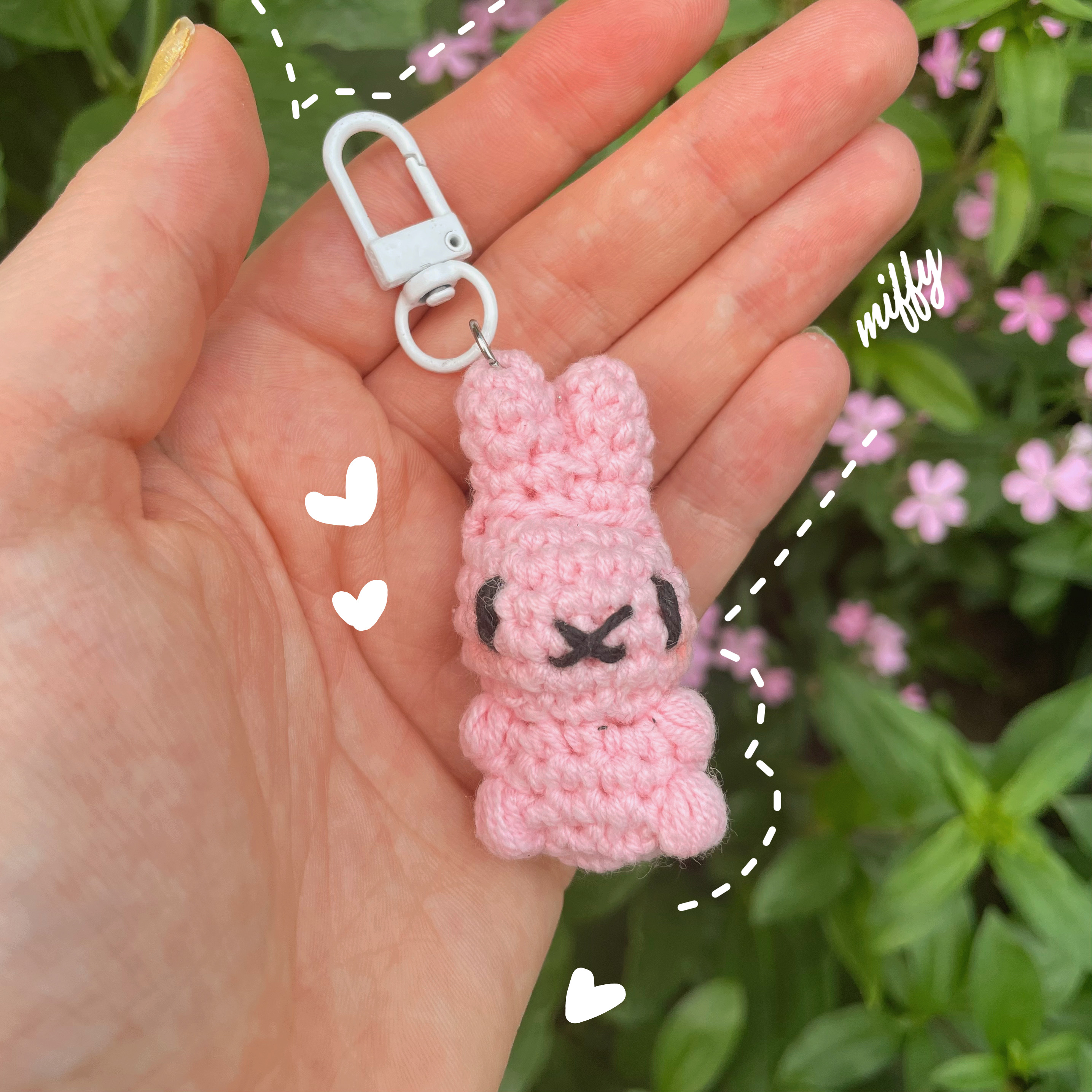 "Miffy" - Keychain (short)
