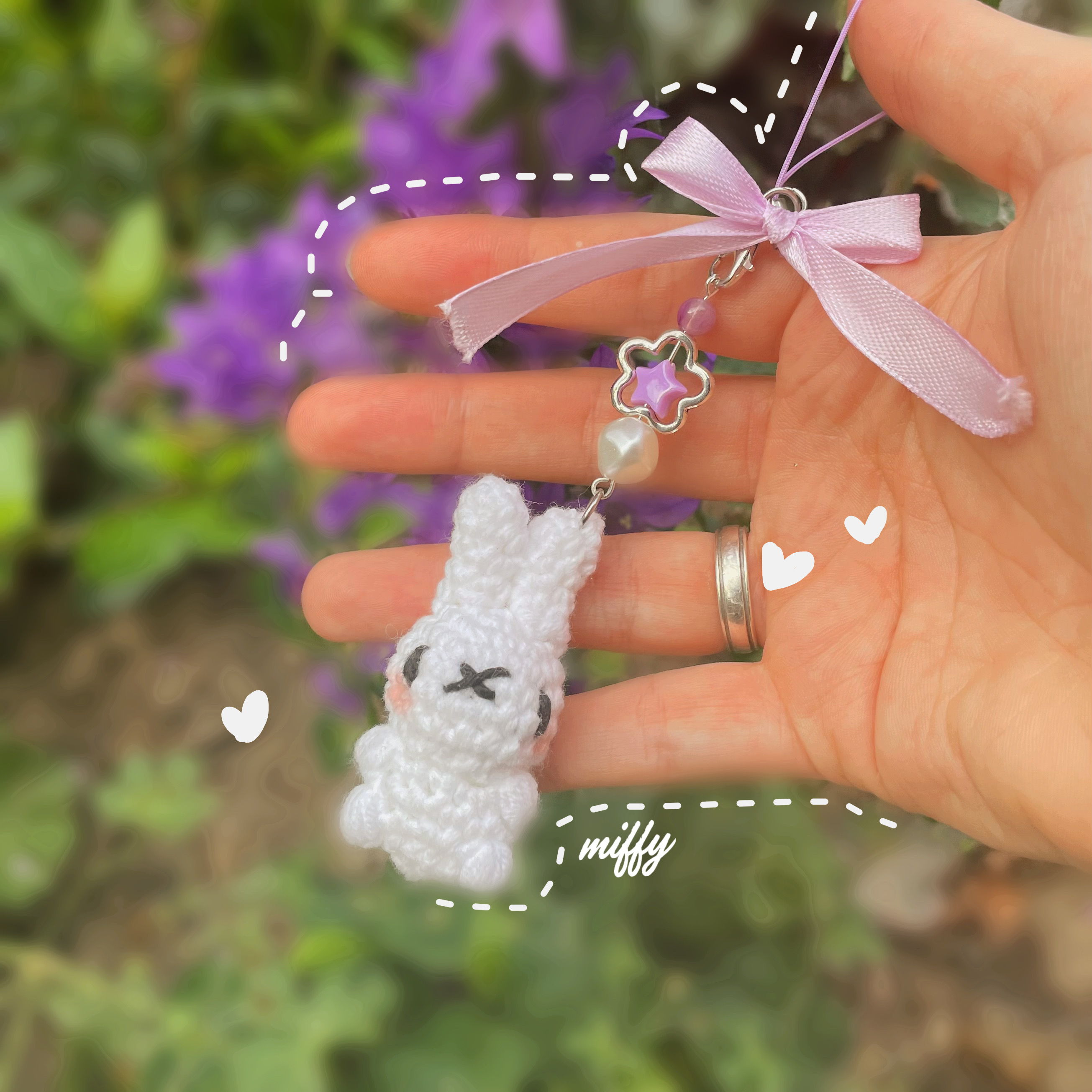 "Miffy" - Keychain (long)