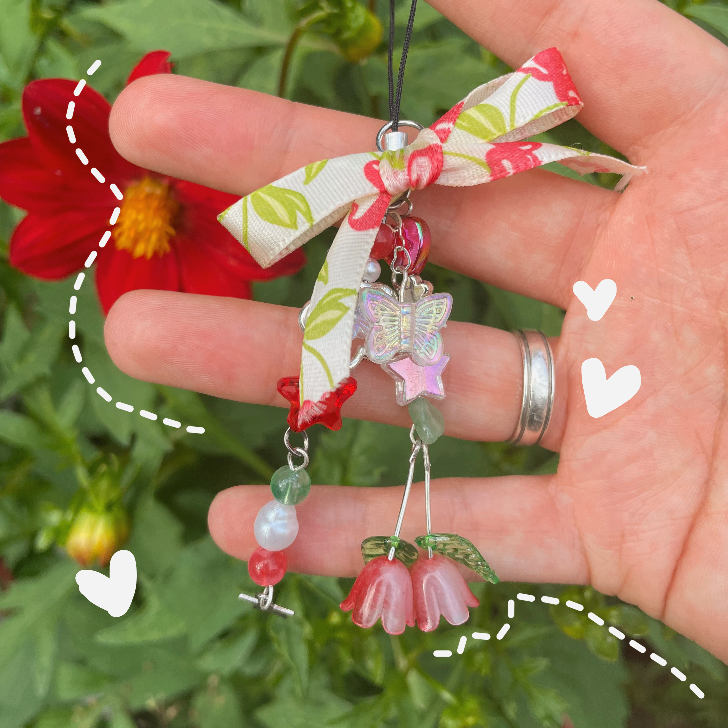 "Cherry-licious" - Keychain