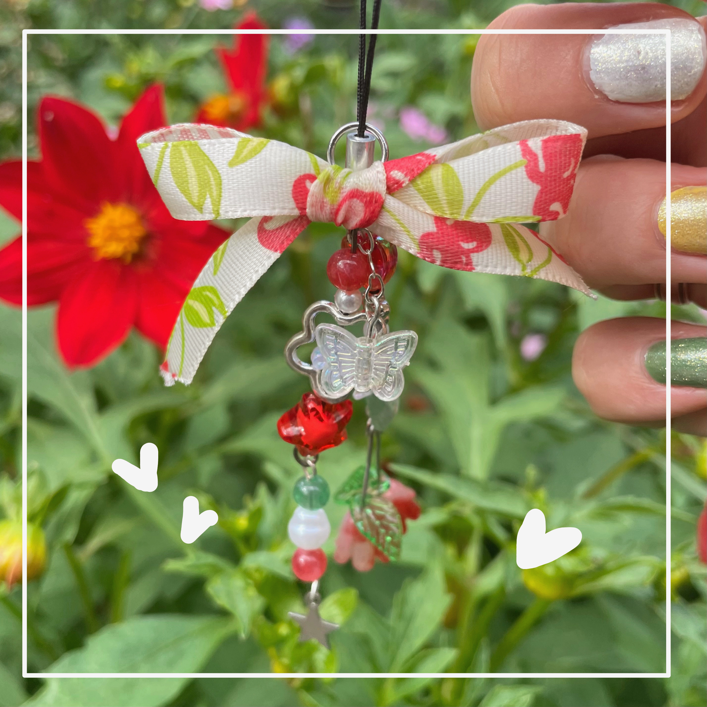 "Cherry-licious" - Keychain