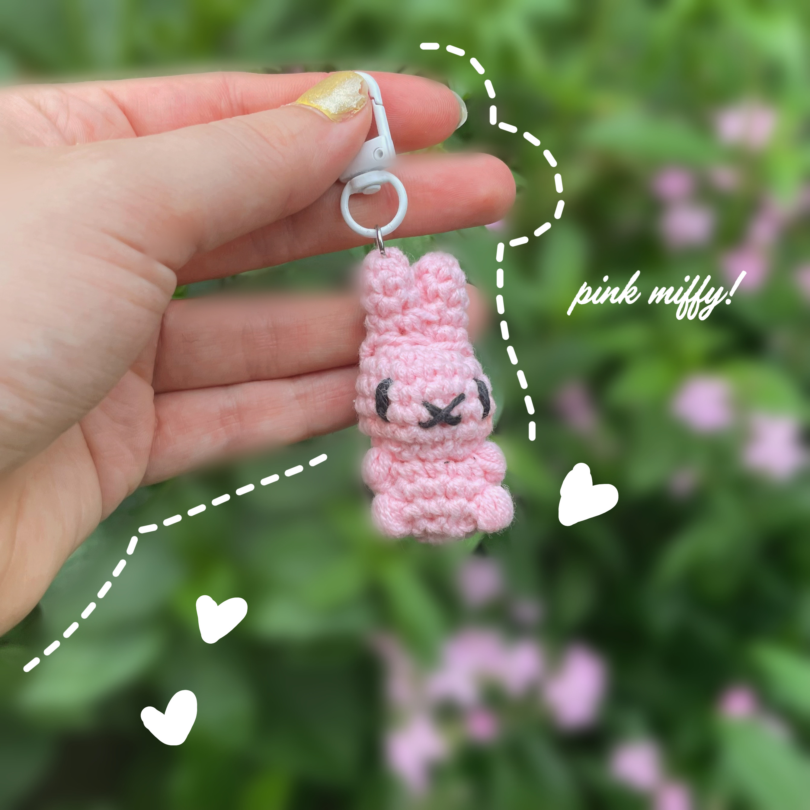 "Miffy" - Keychain (short)