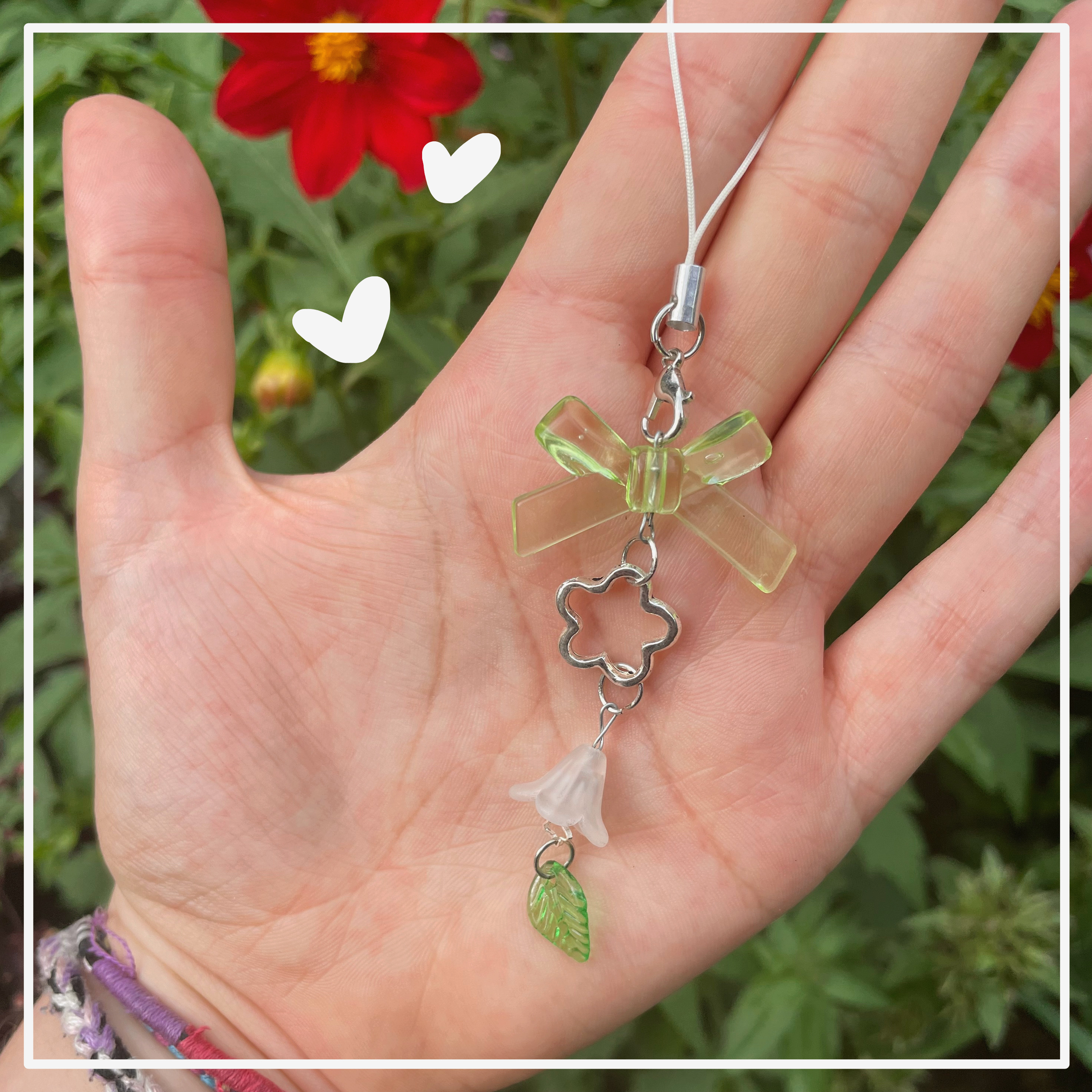 "Coquette green" - Keychain