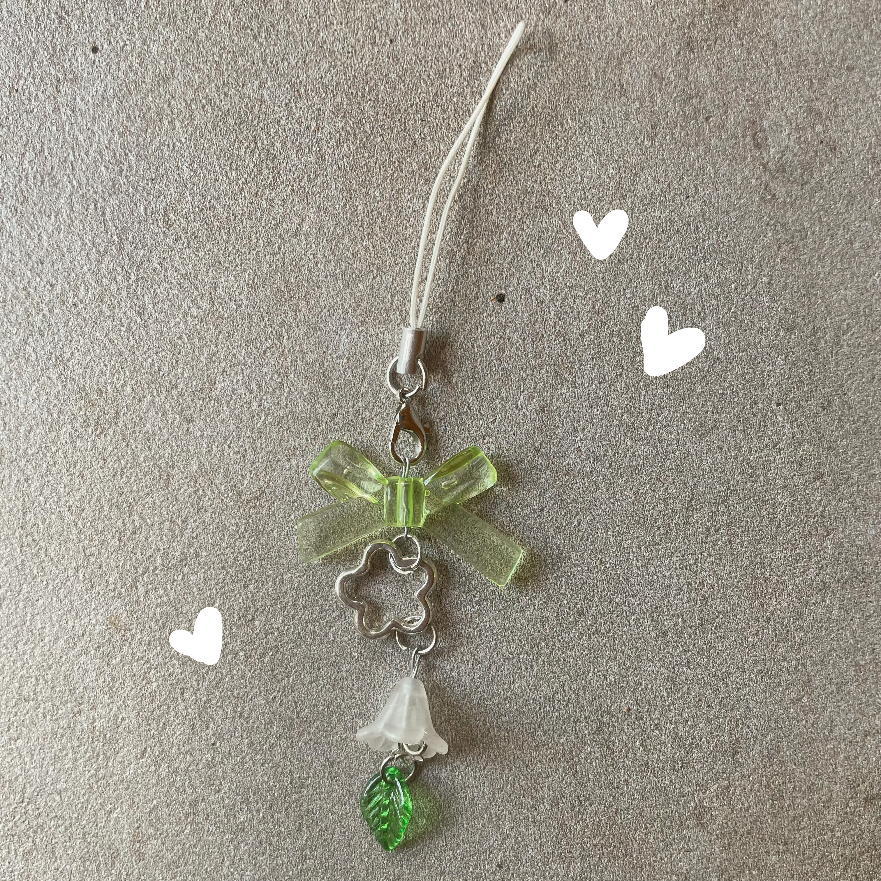 "Coquette green" - Keychain