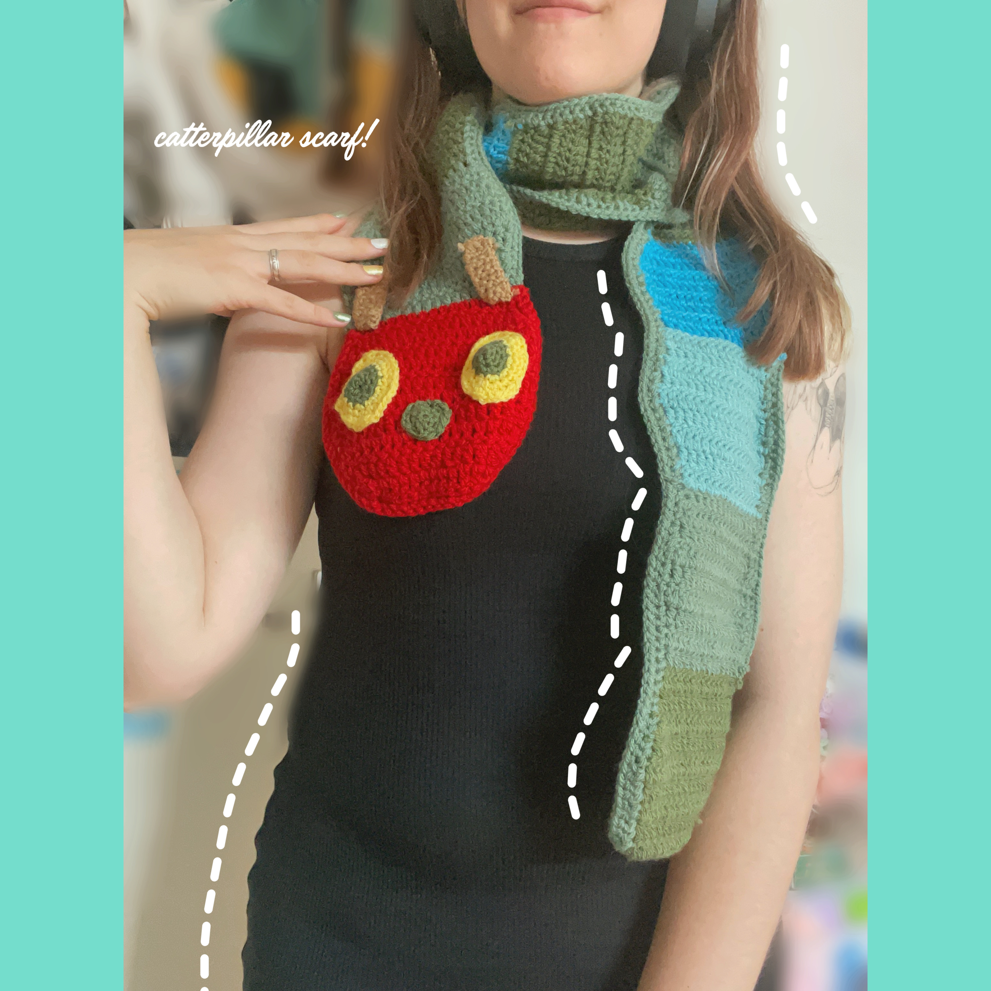 "Hungry Catterpillar" - Scarf