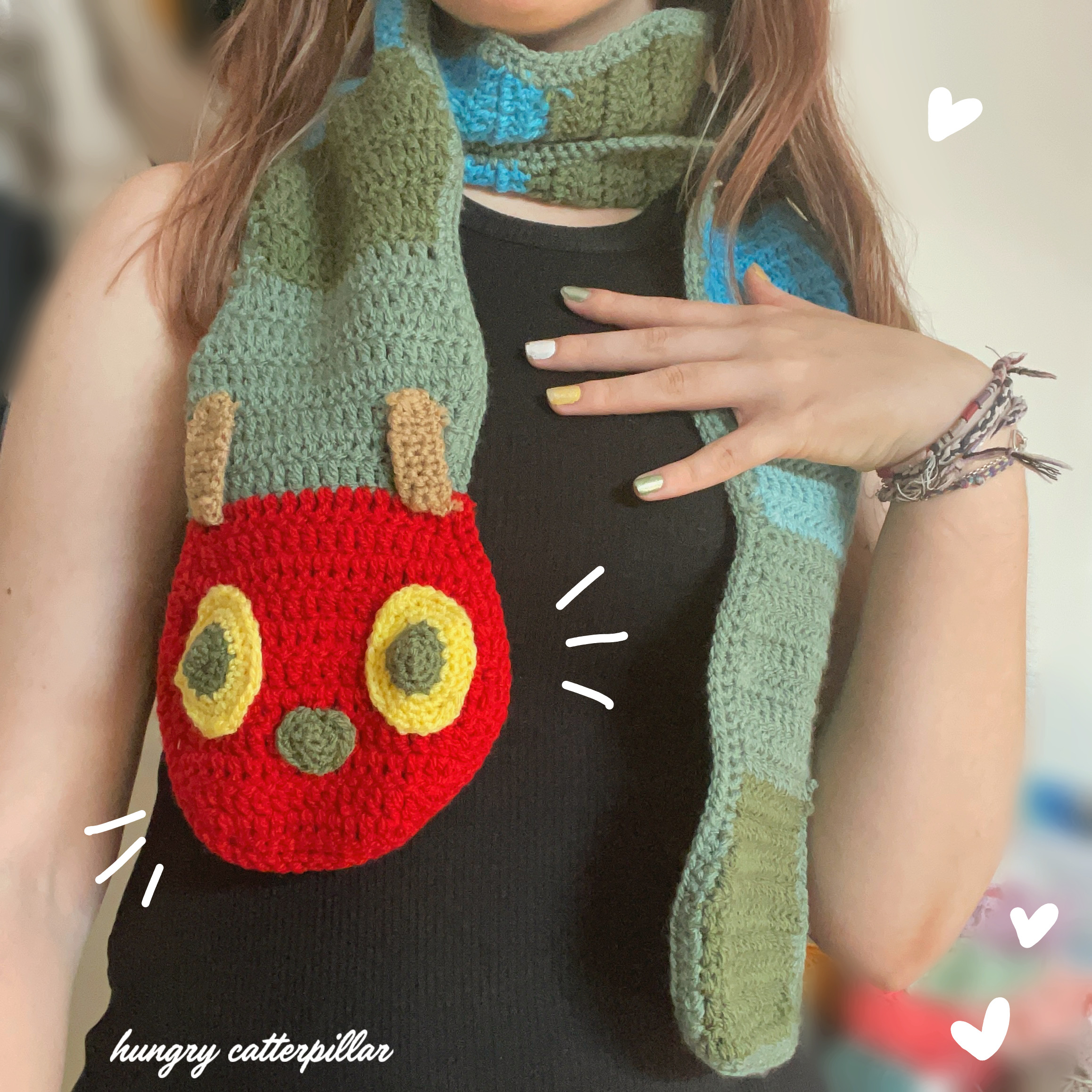 "Hungry Catterpillar" - Scarf