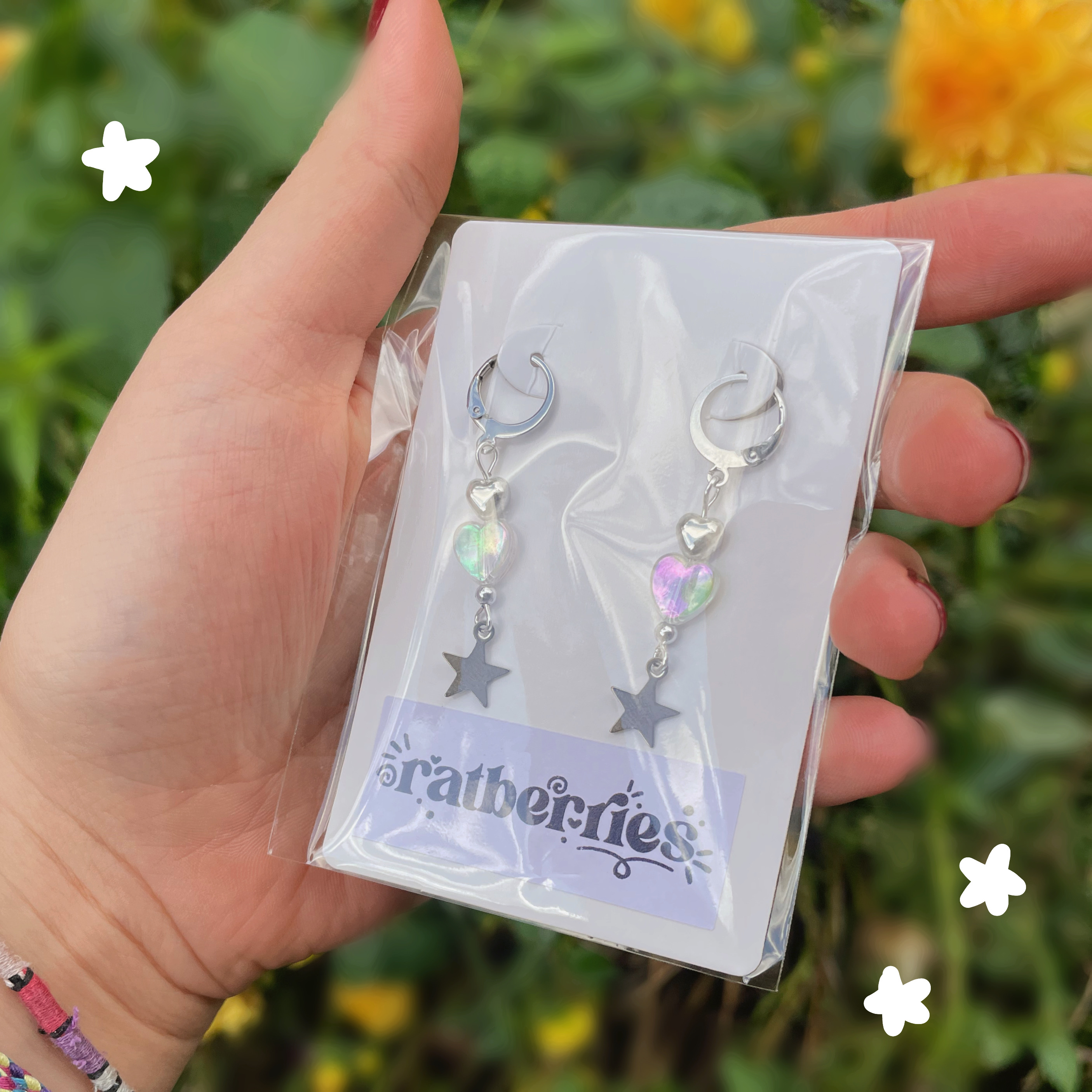 "Y2K Heartstrings" - Earrings Set