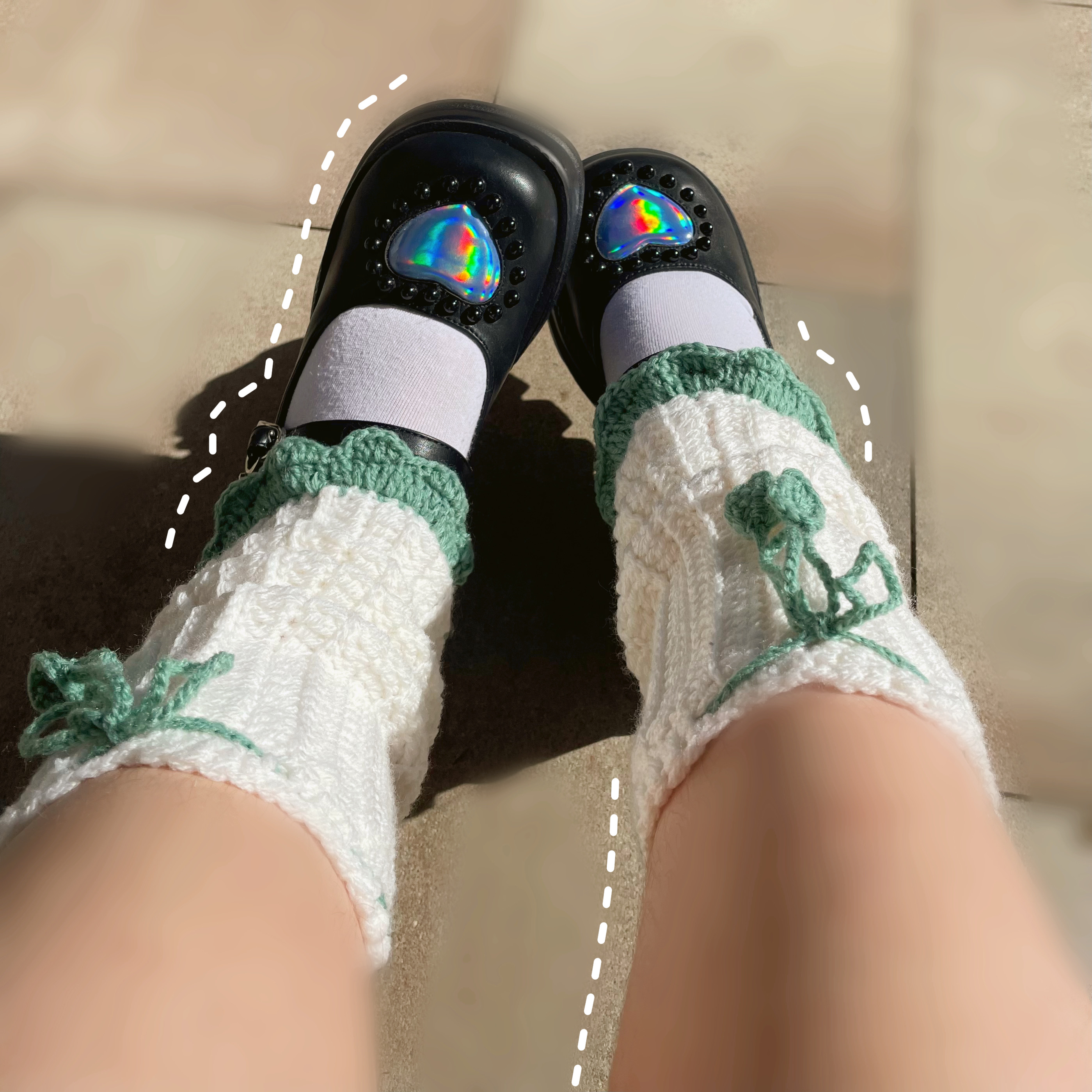 "Leaflet Legwarmers" - Legwarmers