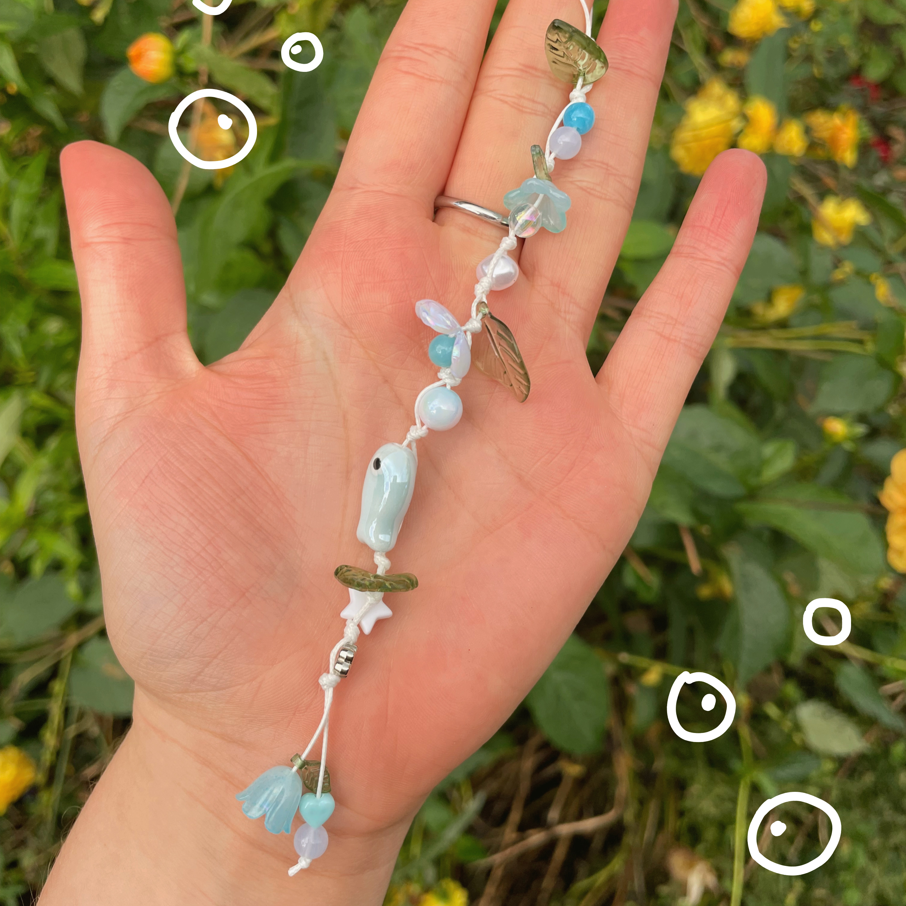 "Blue Fish" - Keychain