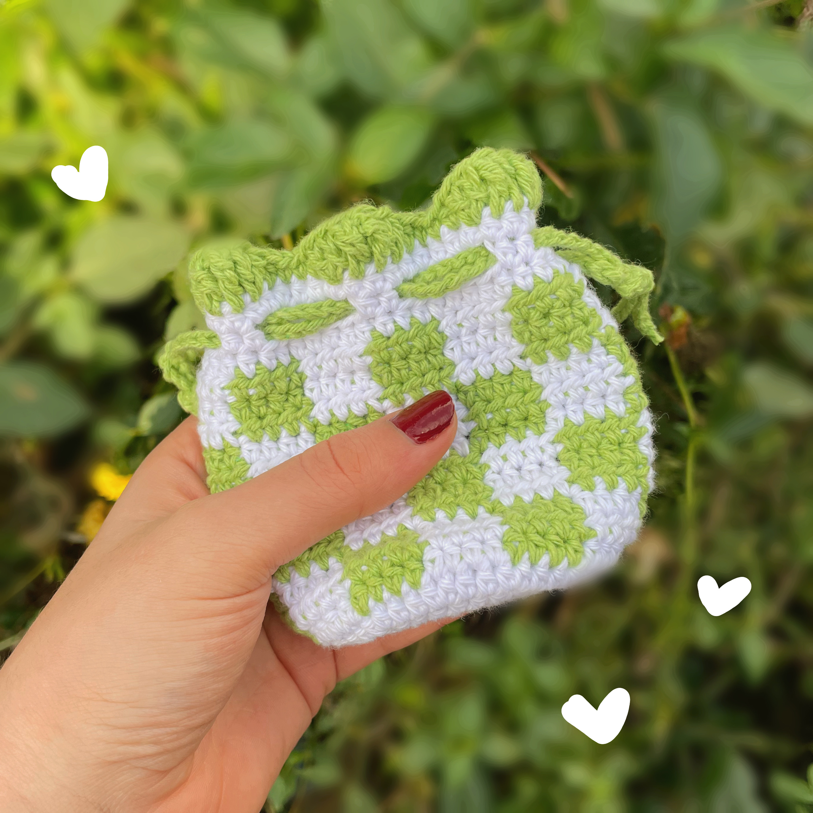 "Checkered Pouch" - Pouch