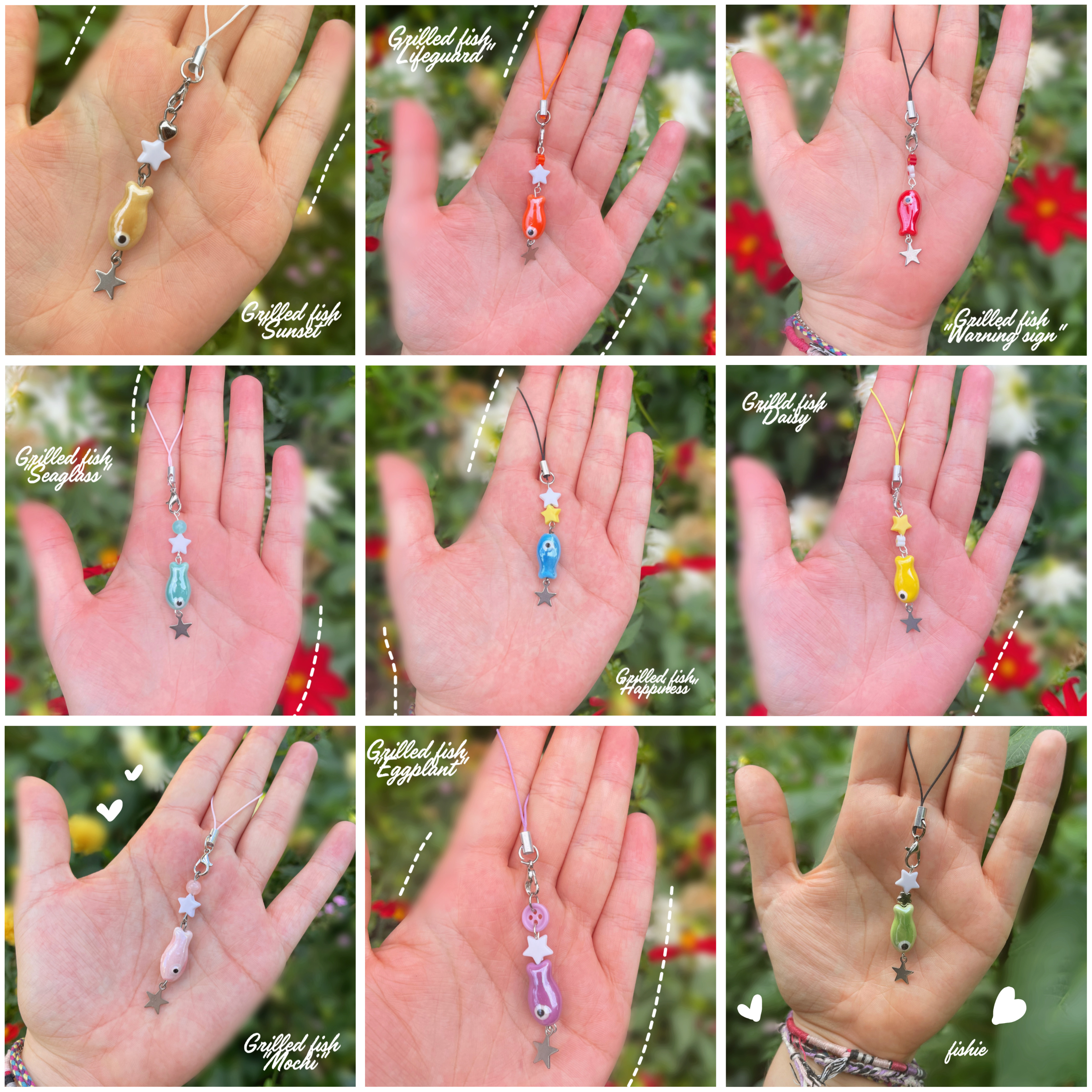 "Grilled fish" - Phonecharm [VARIOUS COLORS]