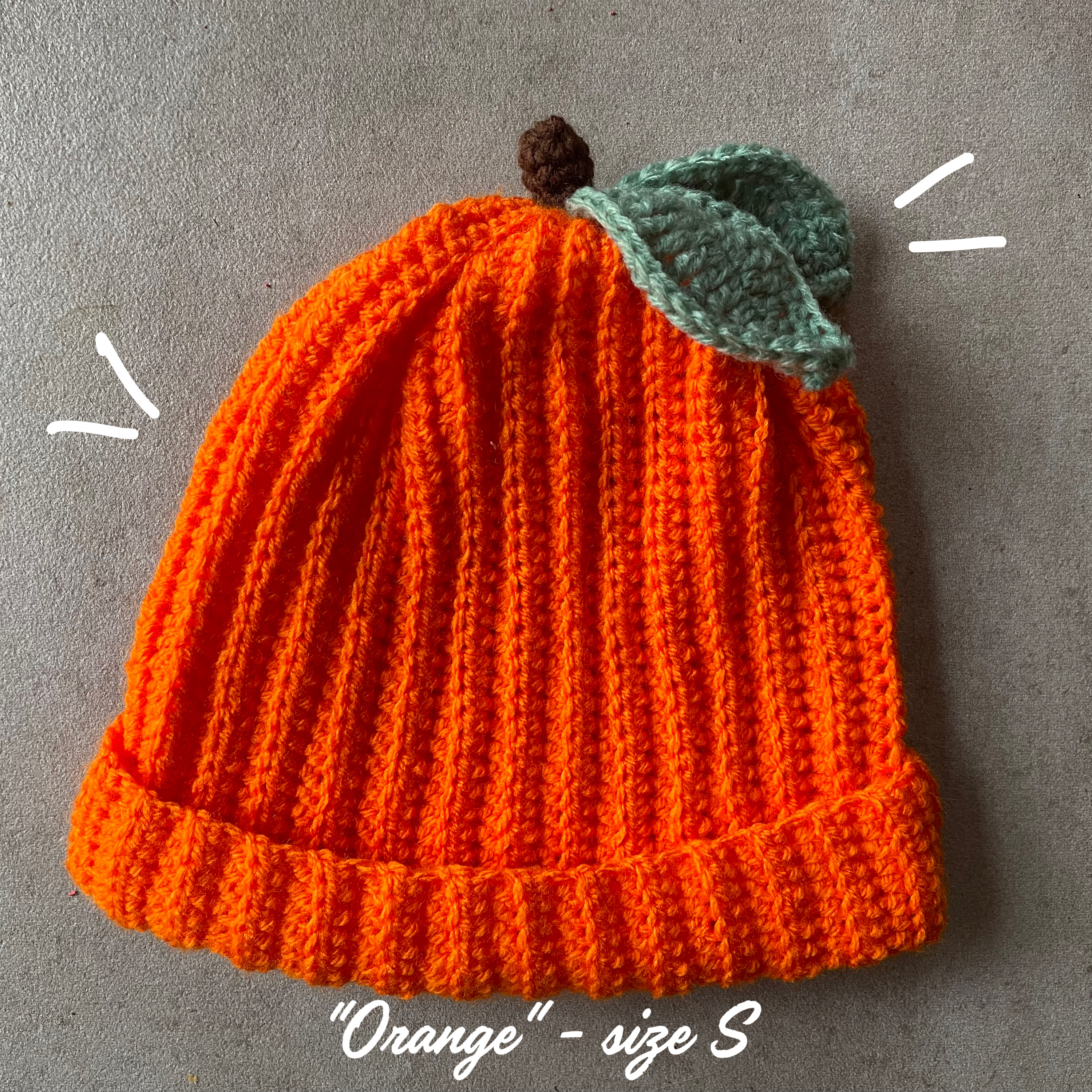 "Orange" - Fruit Beanie [Size S]