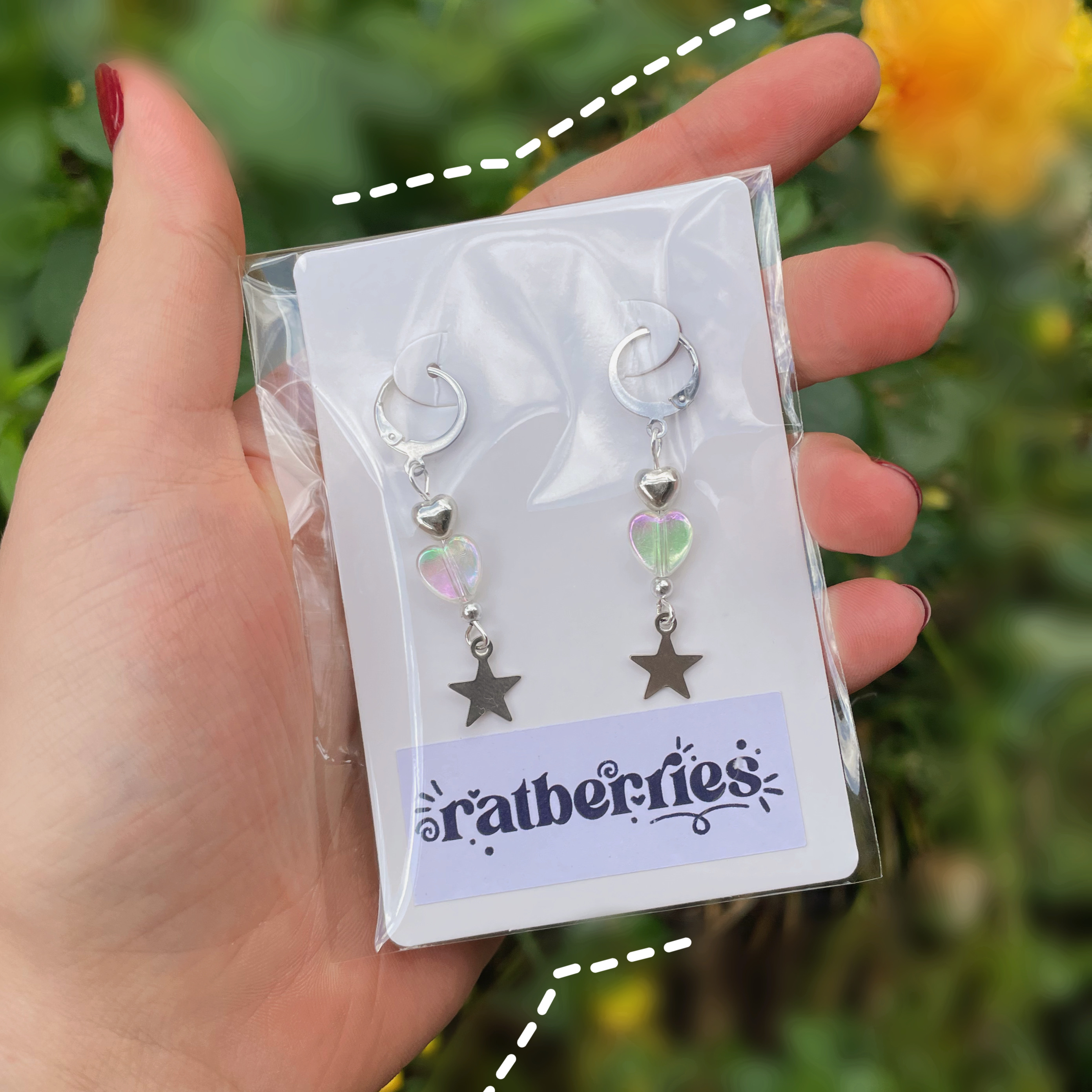 "Y2K Heartstrings" - Earrings Set