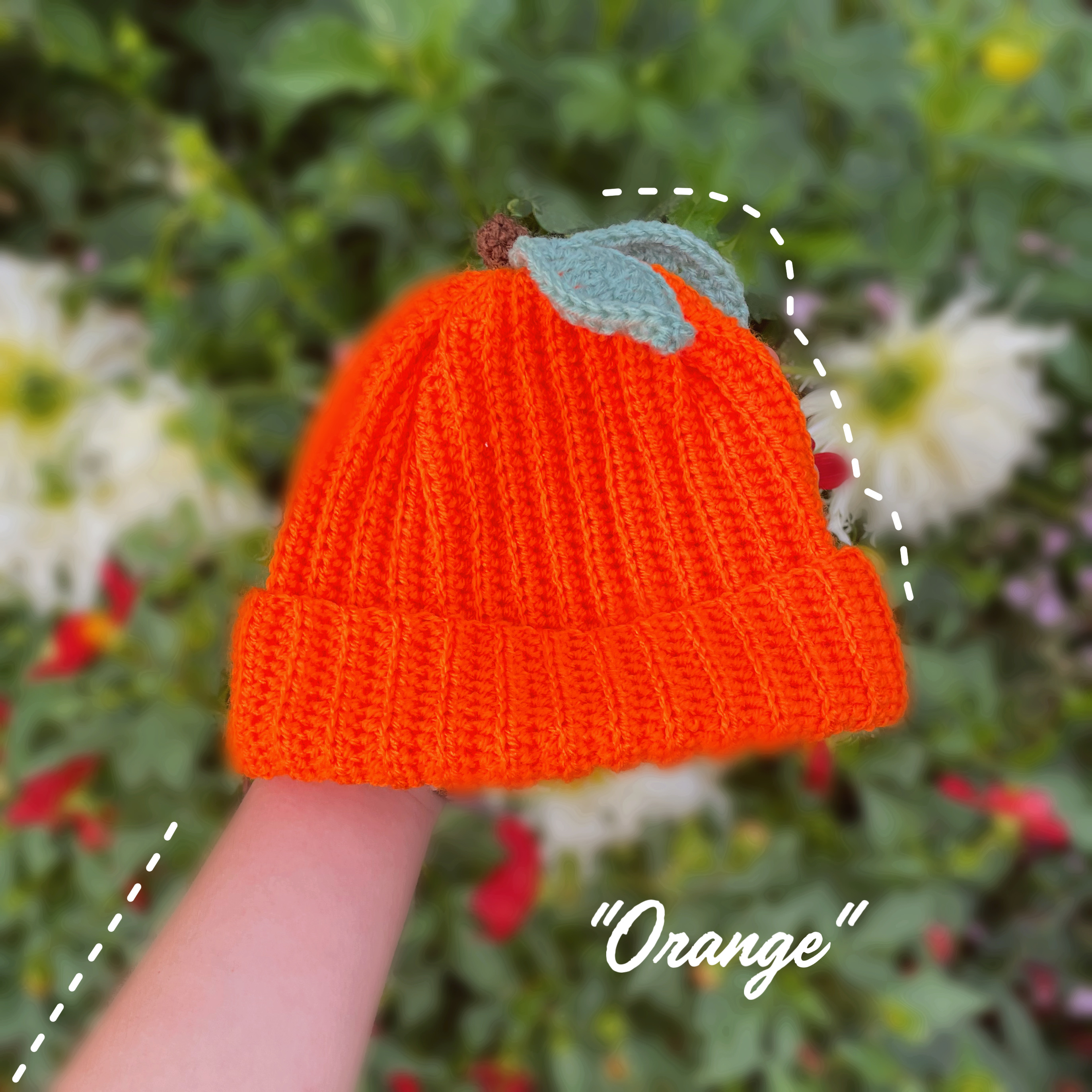 "Orange" - Fruit Beanie [Size S]