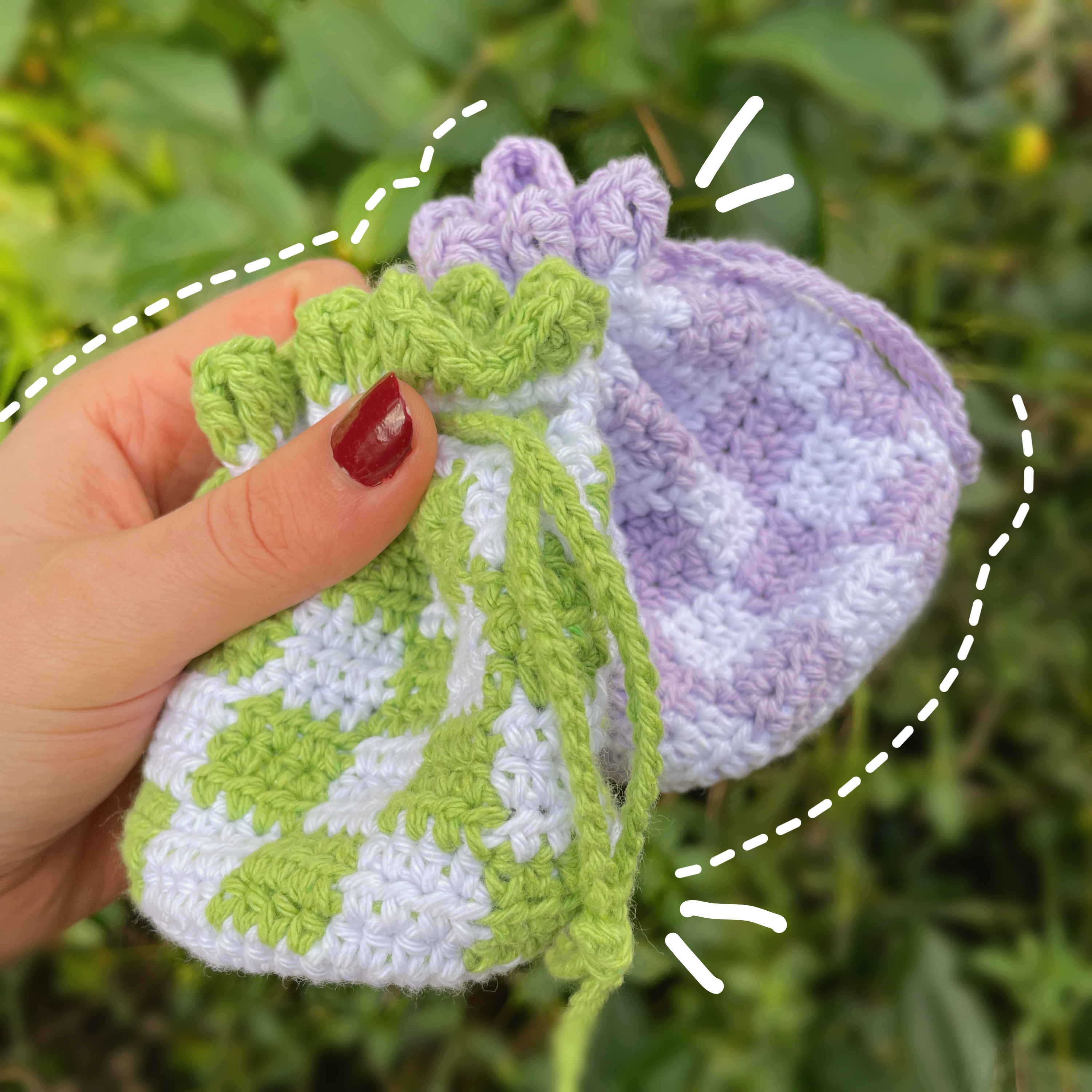 "Checkered Pouch" - Pouch