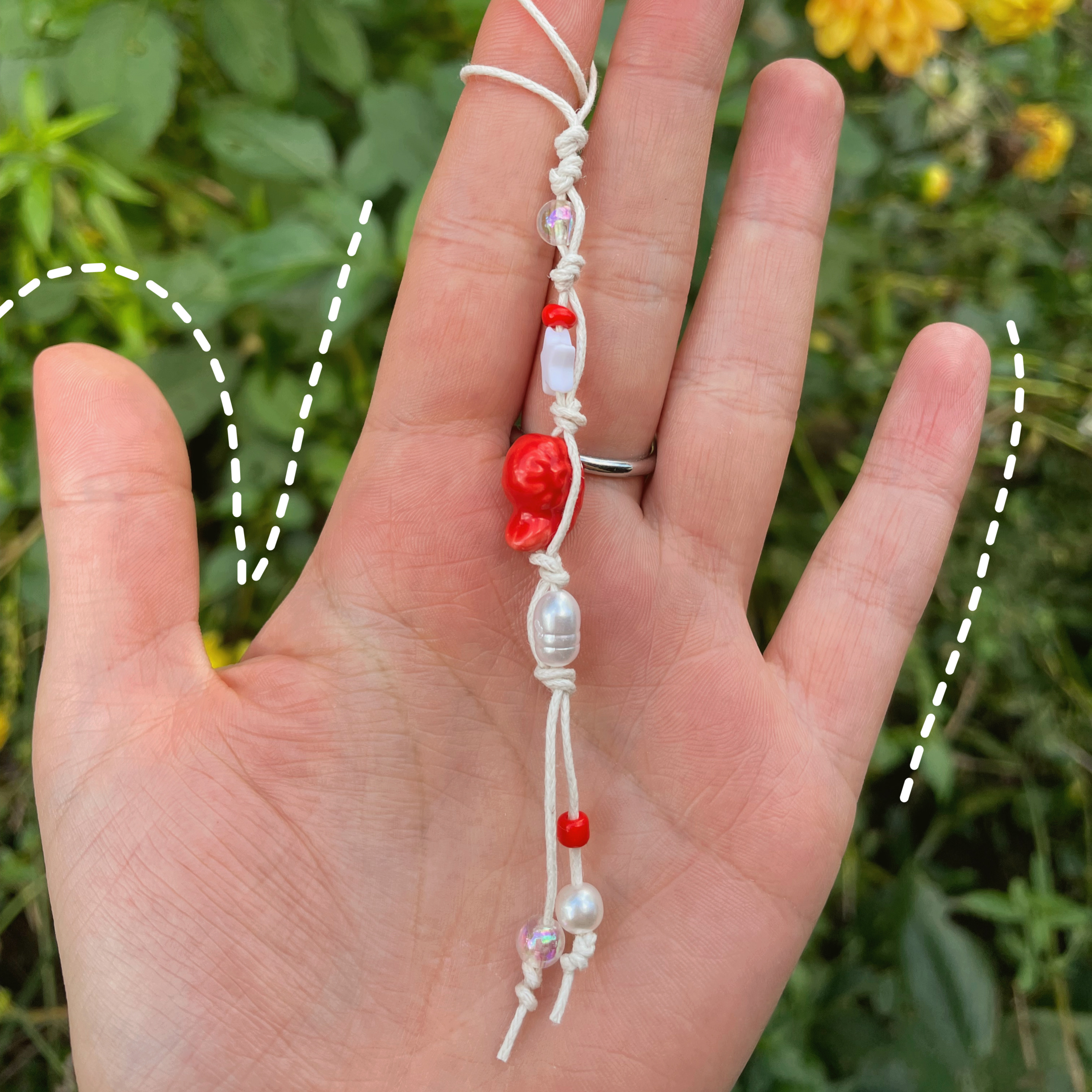 "Rainbow Shells" - Keychain