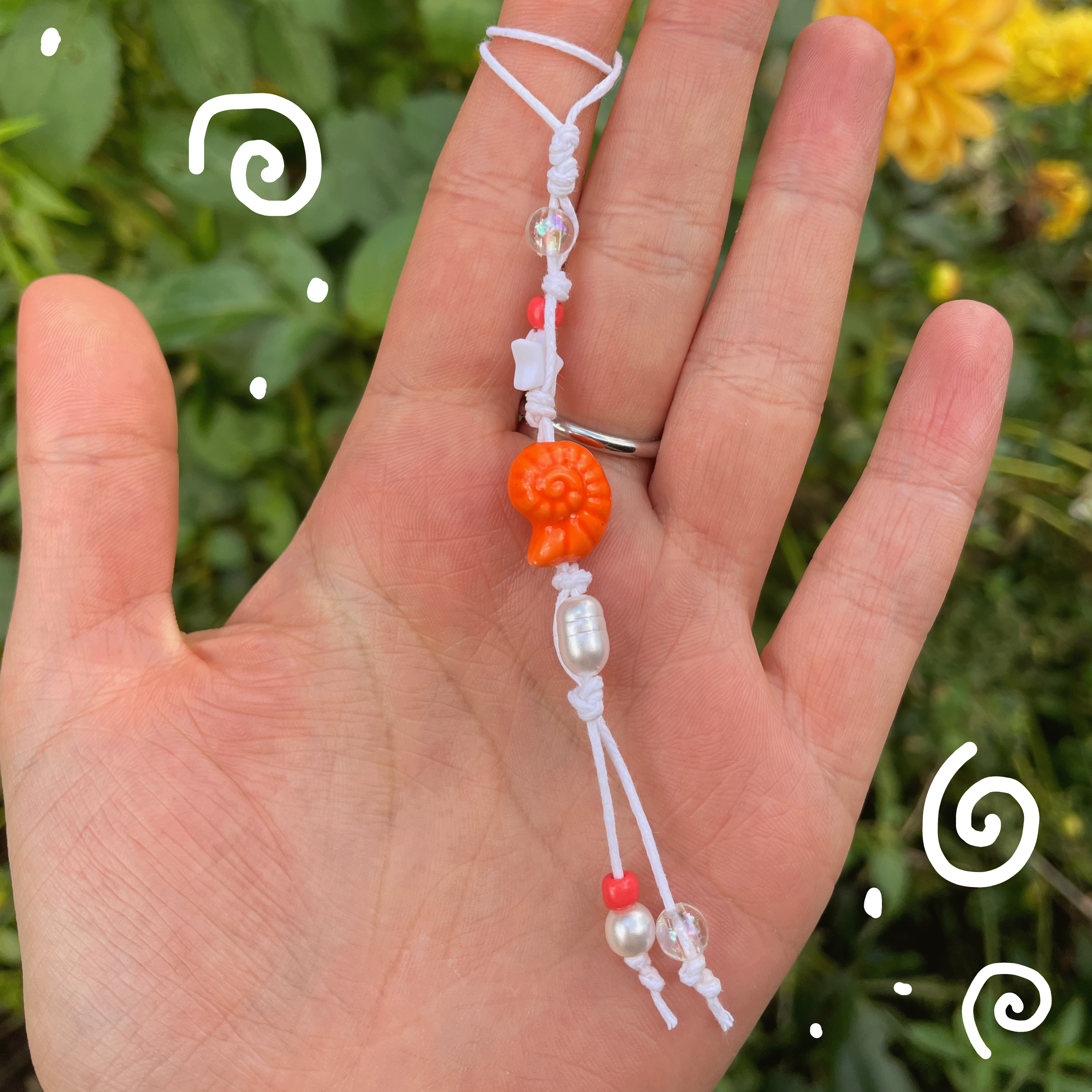 "Rainbow Shells" - Keychain