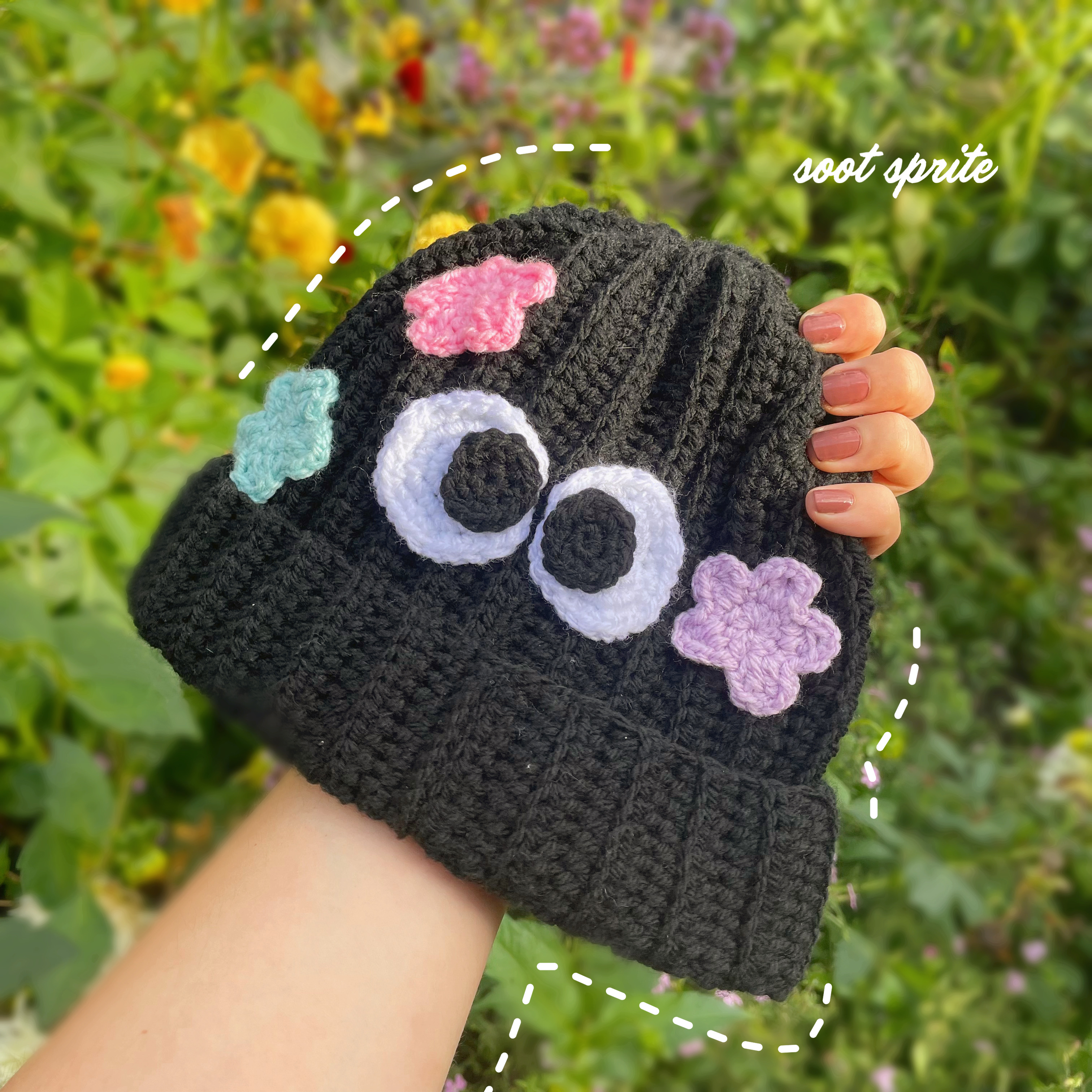 "Soot Sprite" - Beanie / Hat [Size M]