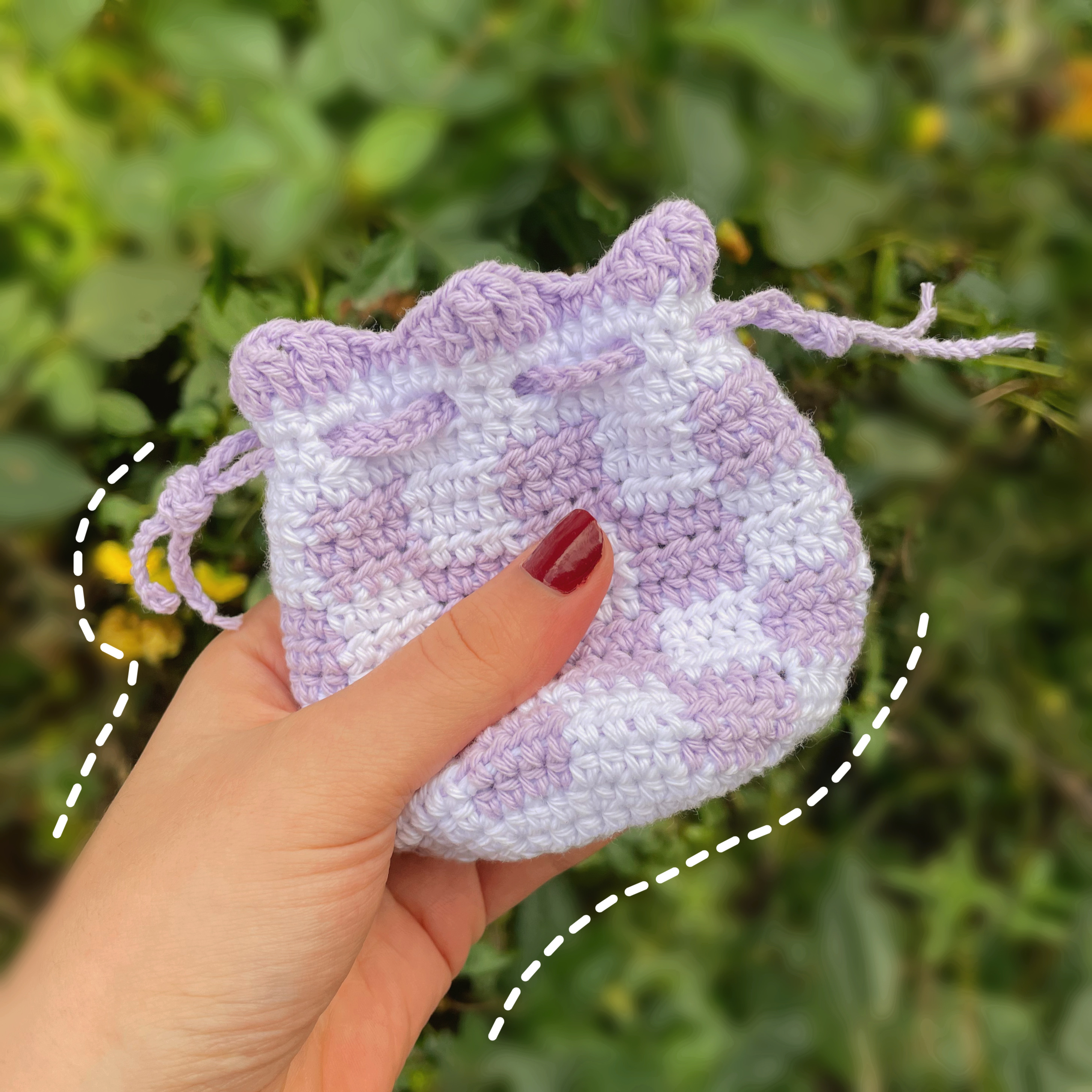 "Checkered Pouch" - Pouch