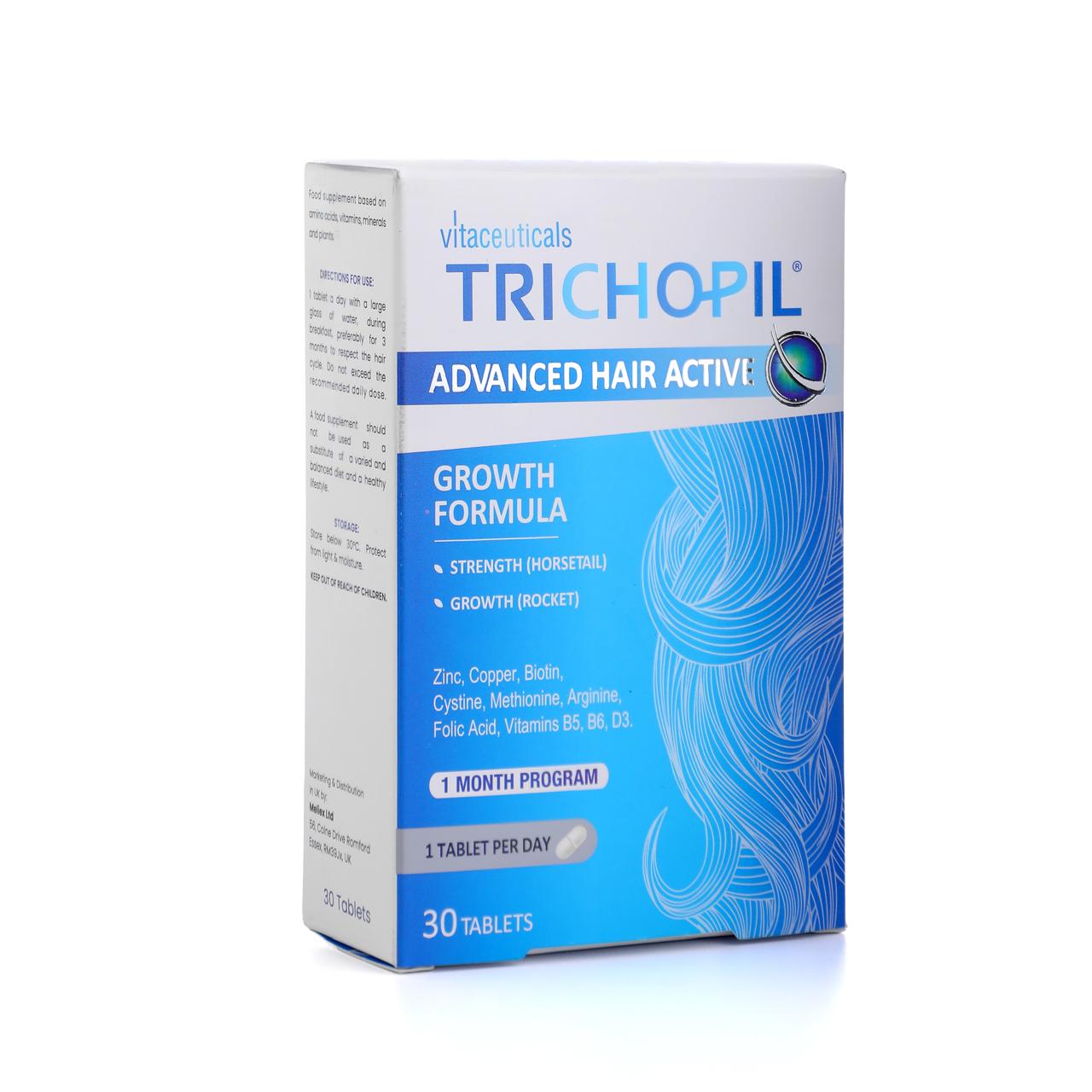 TRICHOPIL ADVANCED HAIR ACTIVE 30 CAPSULES PACK