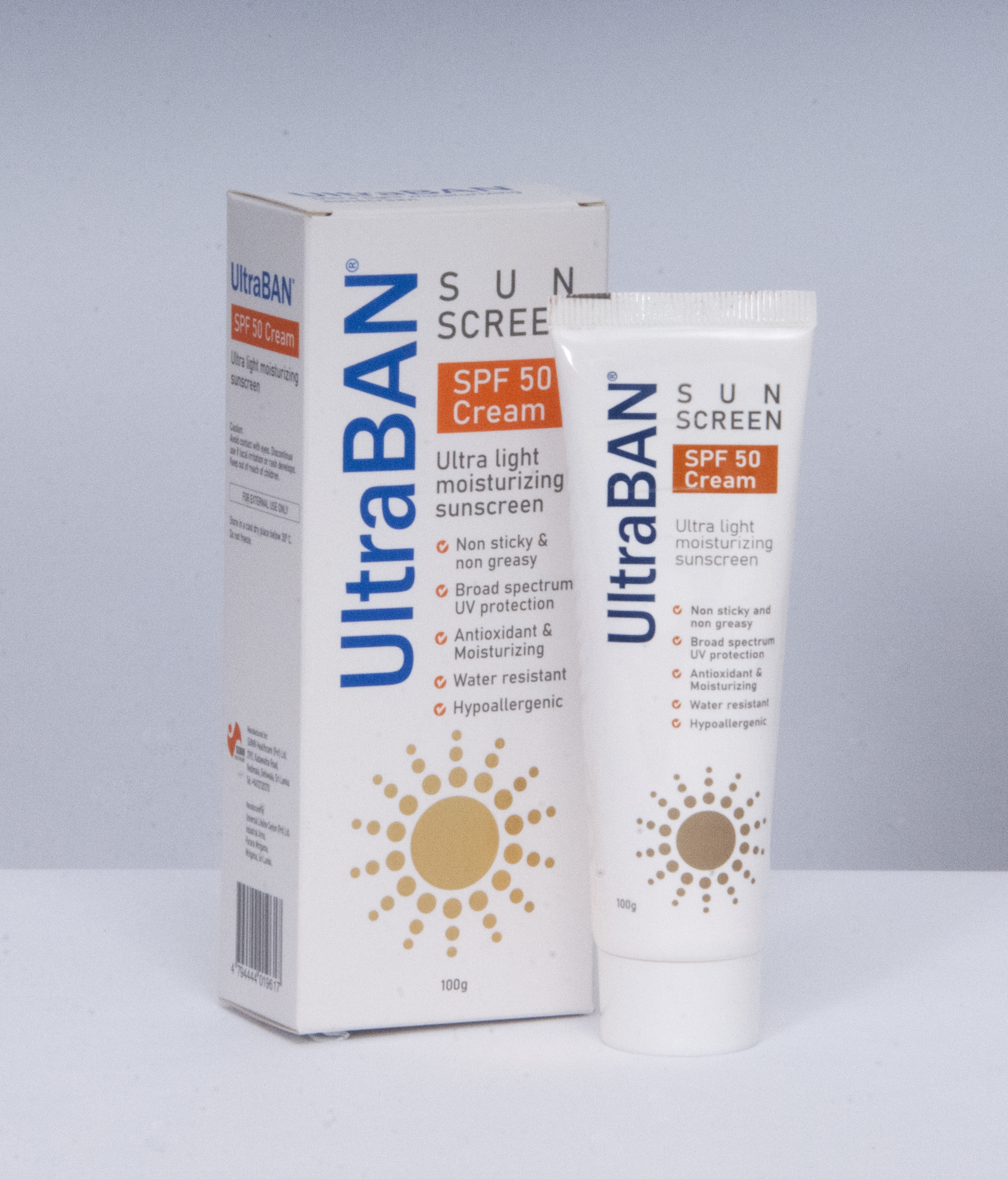 ULTRABAN SUN SCREEN SPF 50 CREAM