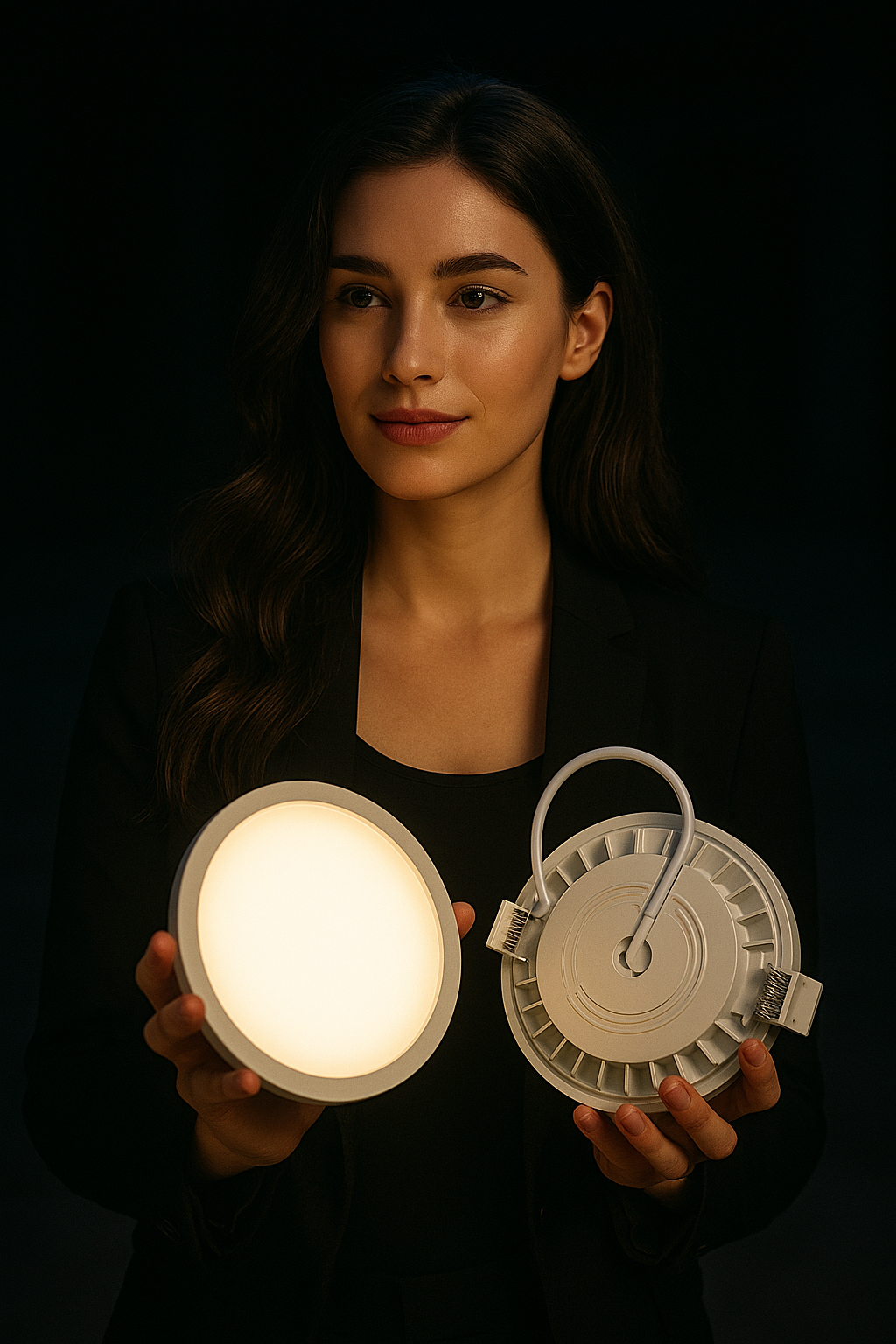 Deep downlight panel