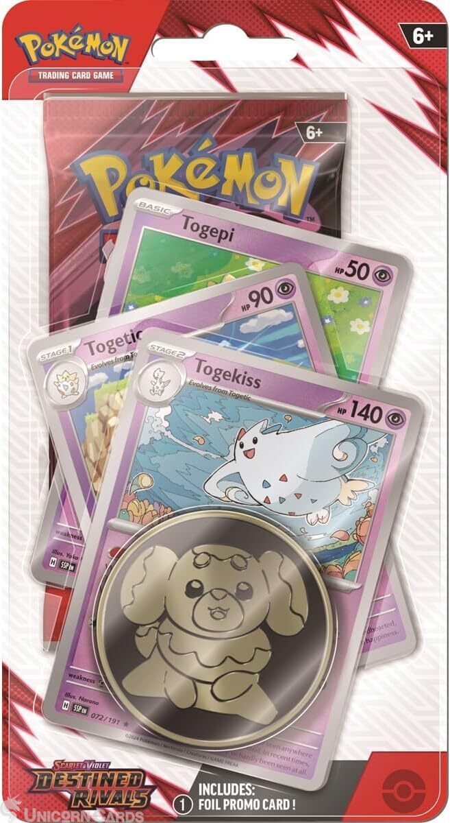 Pokemon TCG: Scarlet & Violet - Destined Rivals - Premium Checklane Blister - Togekiss