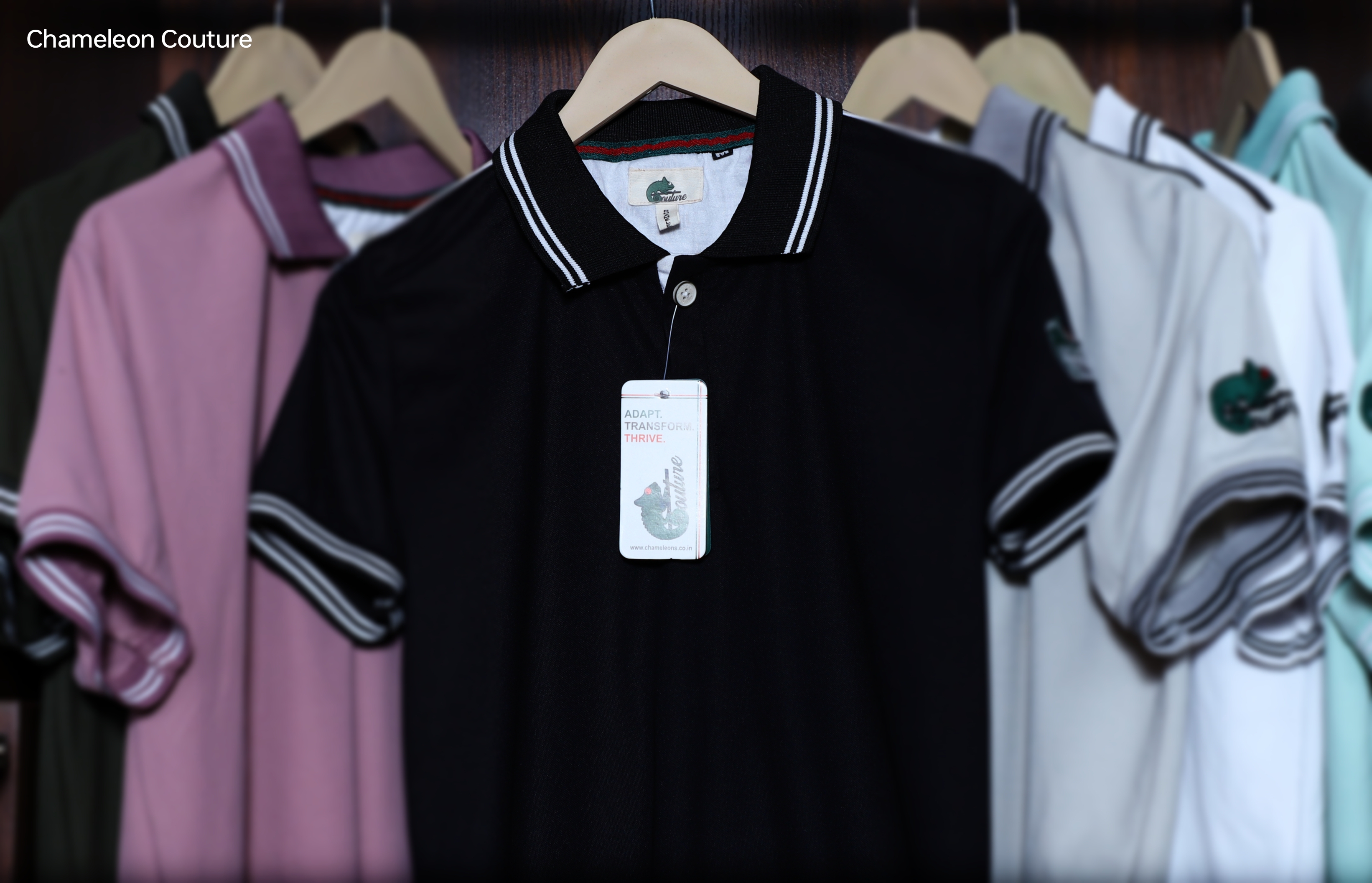 Men's Polo T-shirt Black