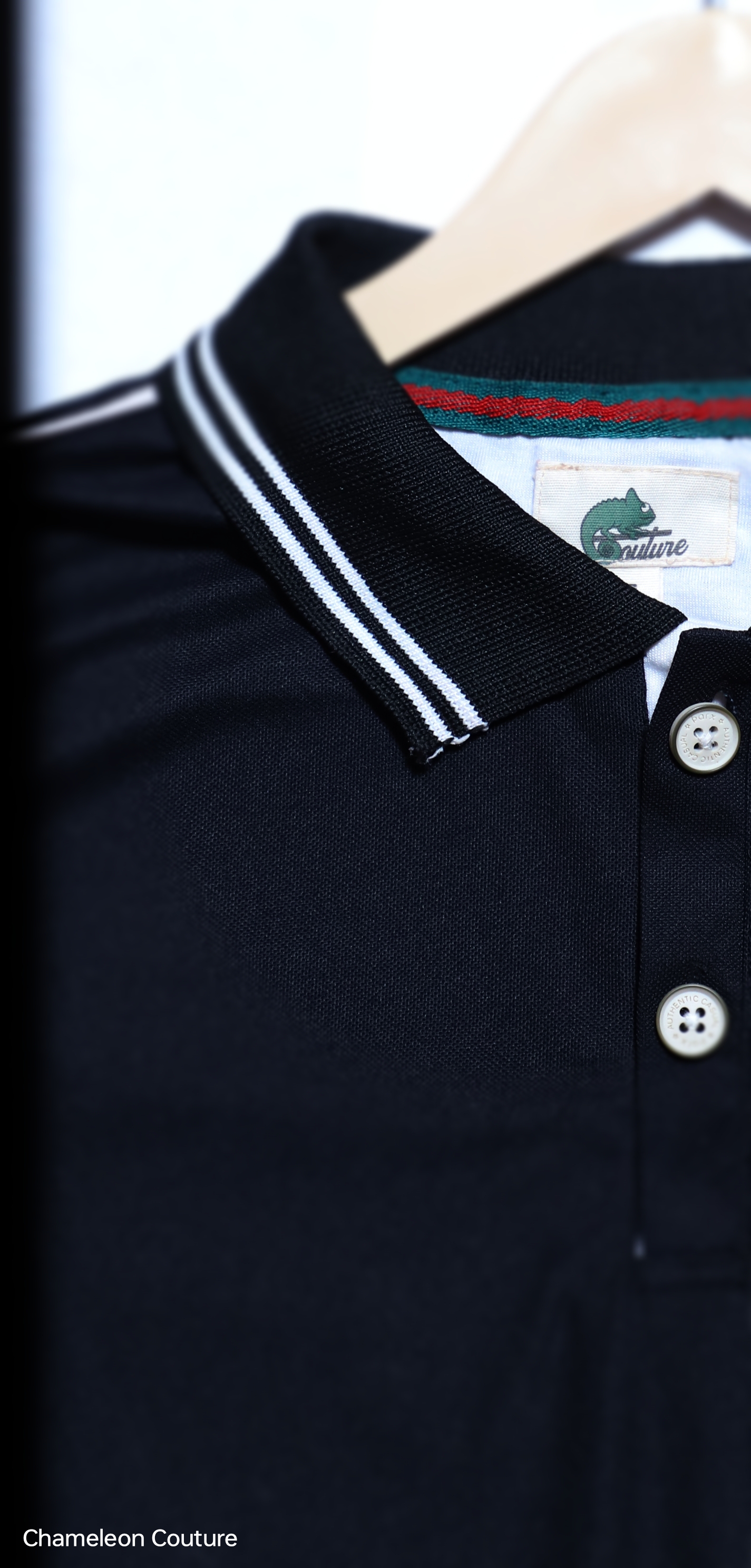 Men's Polo T-shirt Black