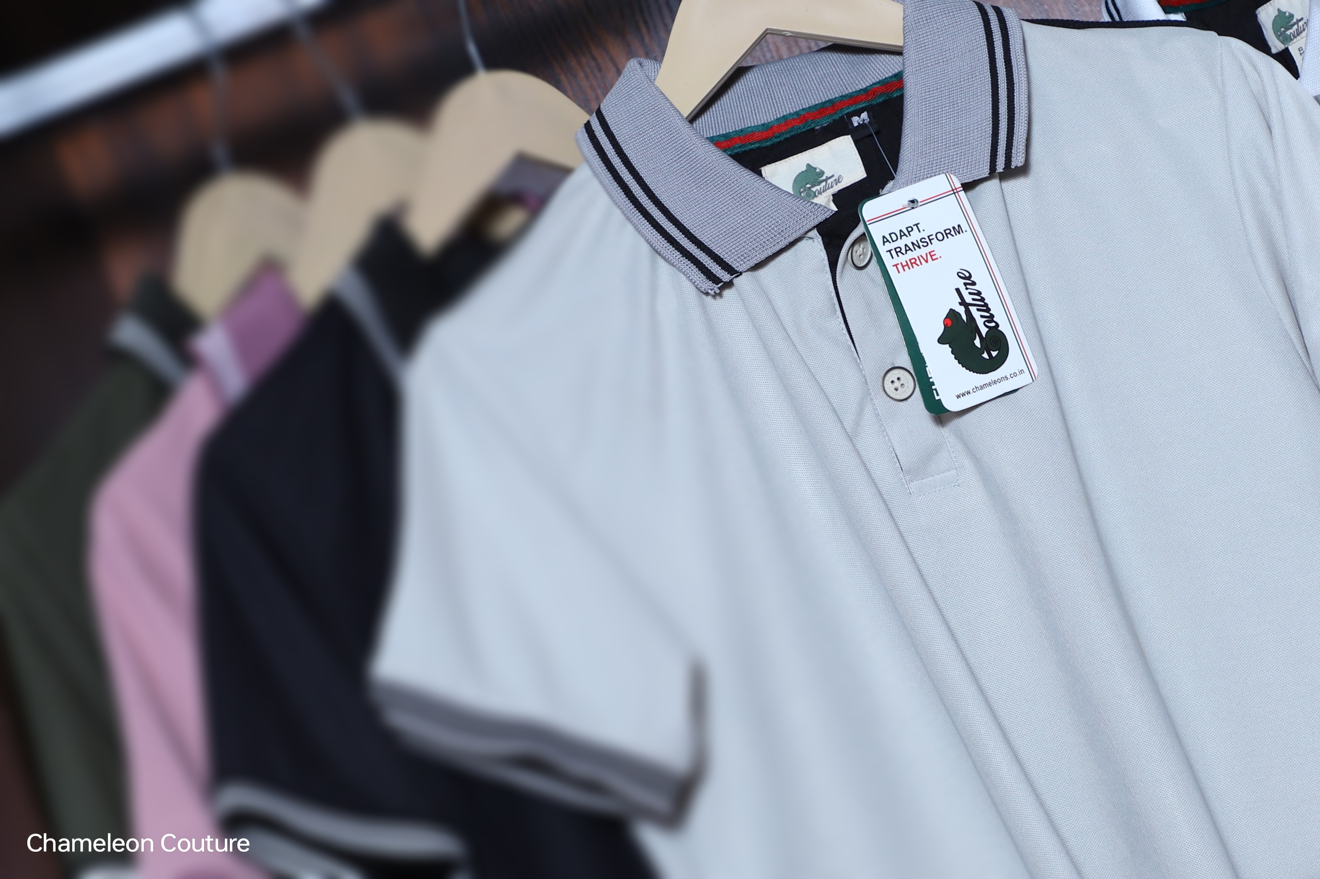 Men's Polo T-shirt Light Grey