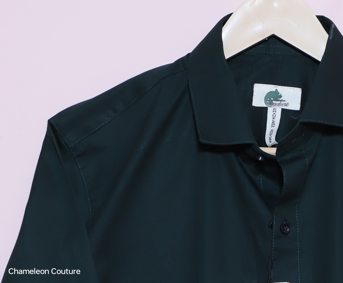 Men's Formal Dark Royal Green Shirt