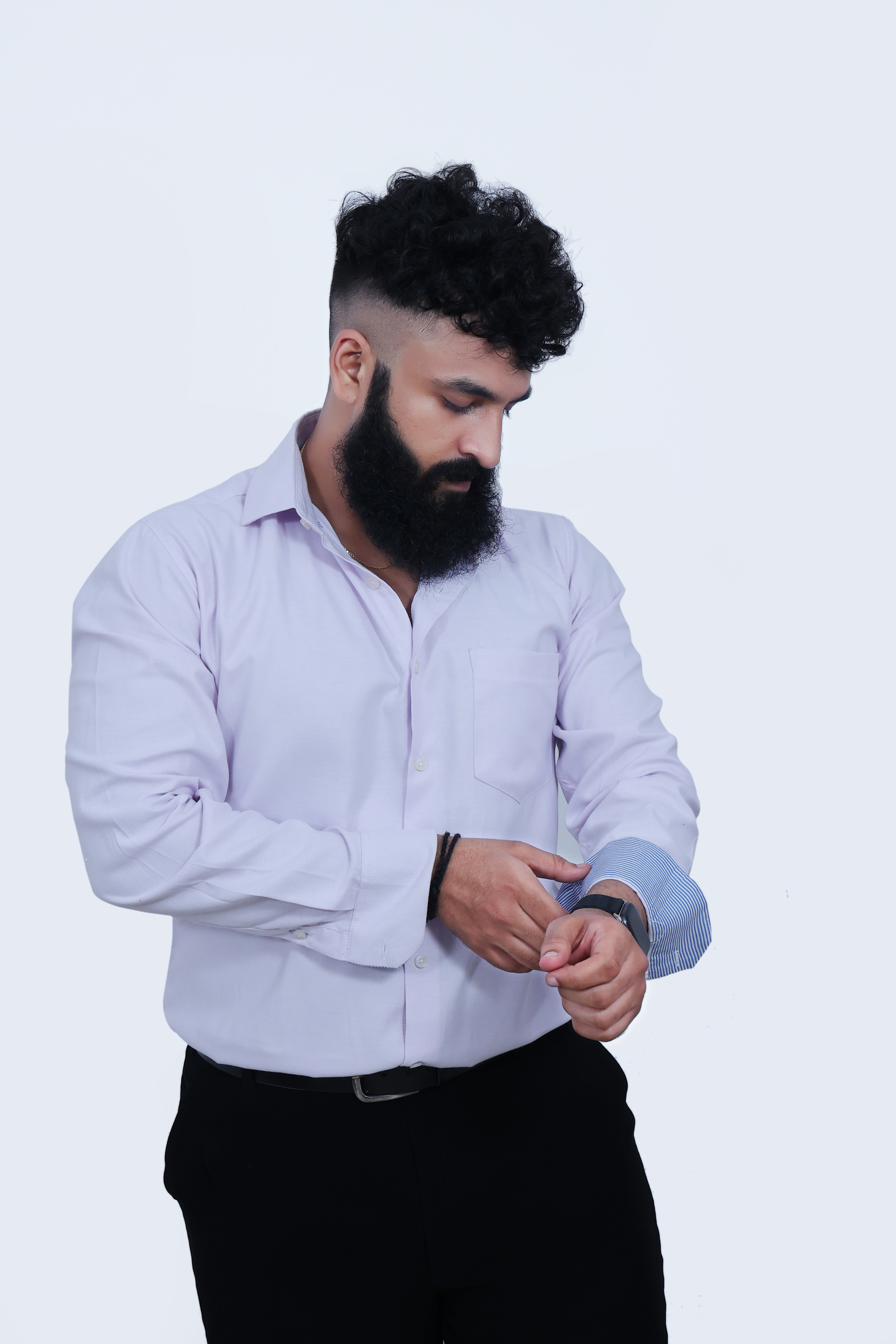 Men's Formal Shirt, Purple- Misty Lavender