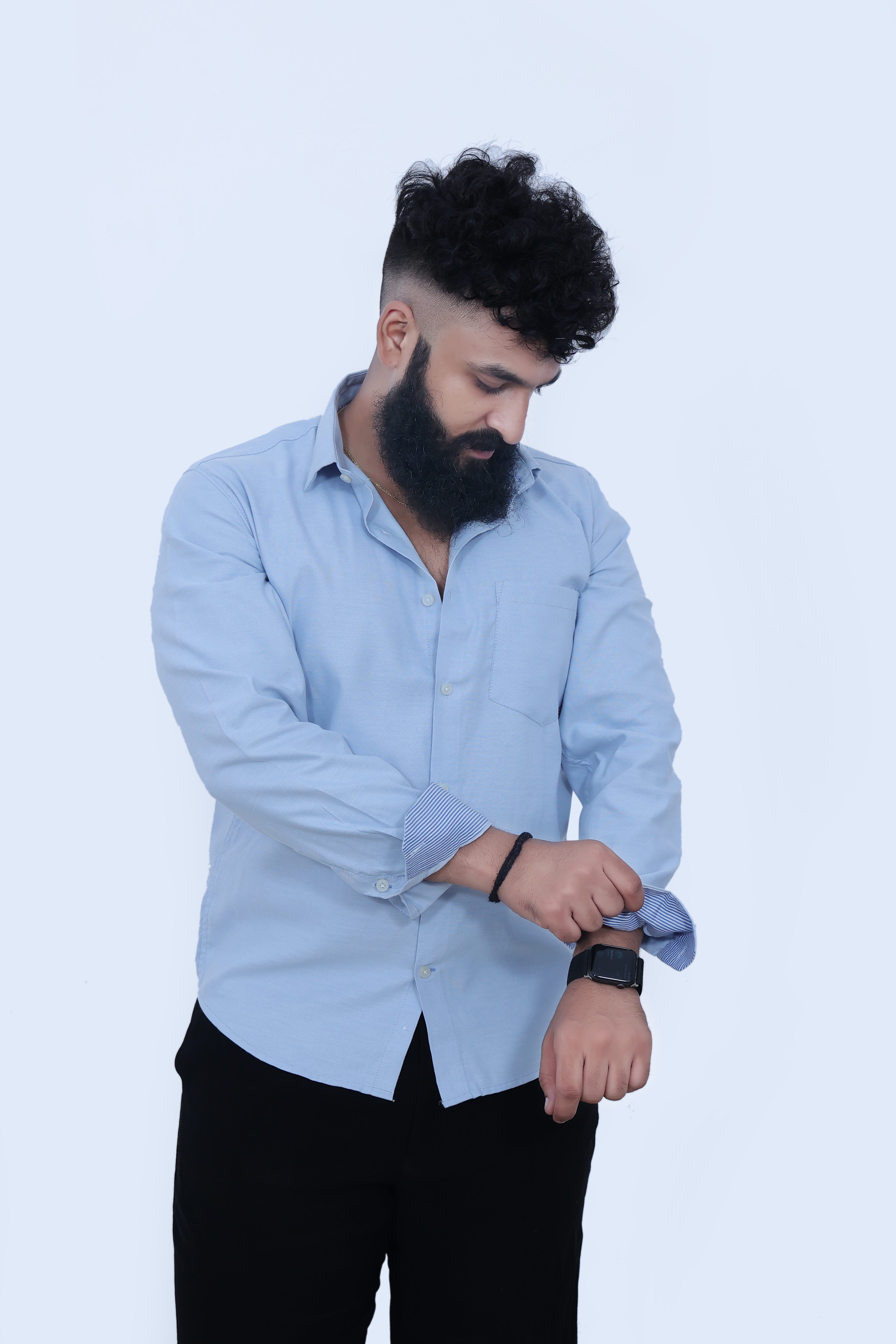 Men's Formal Shirt, Sky Blue