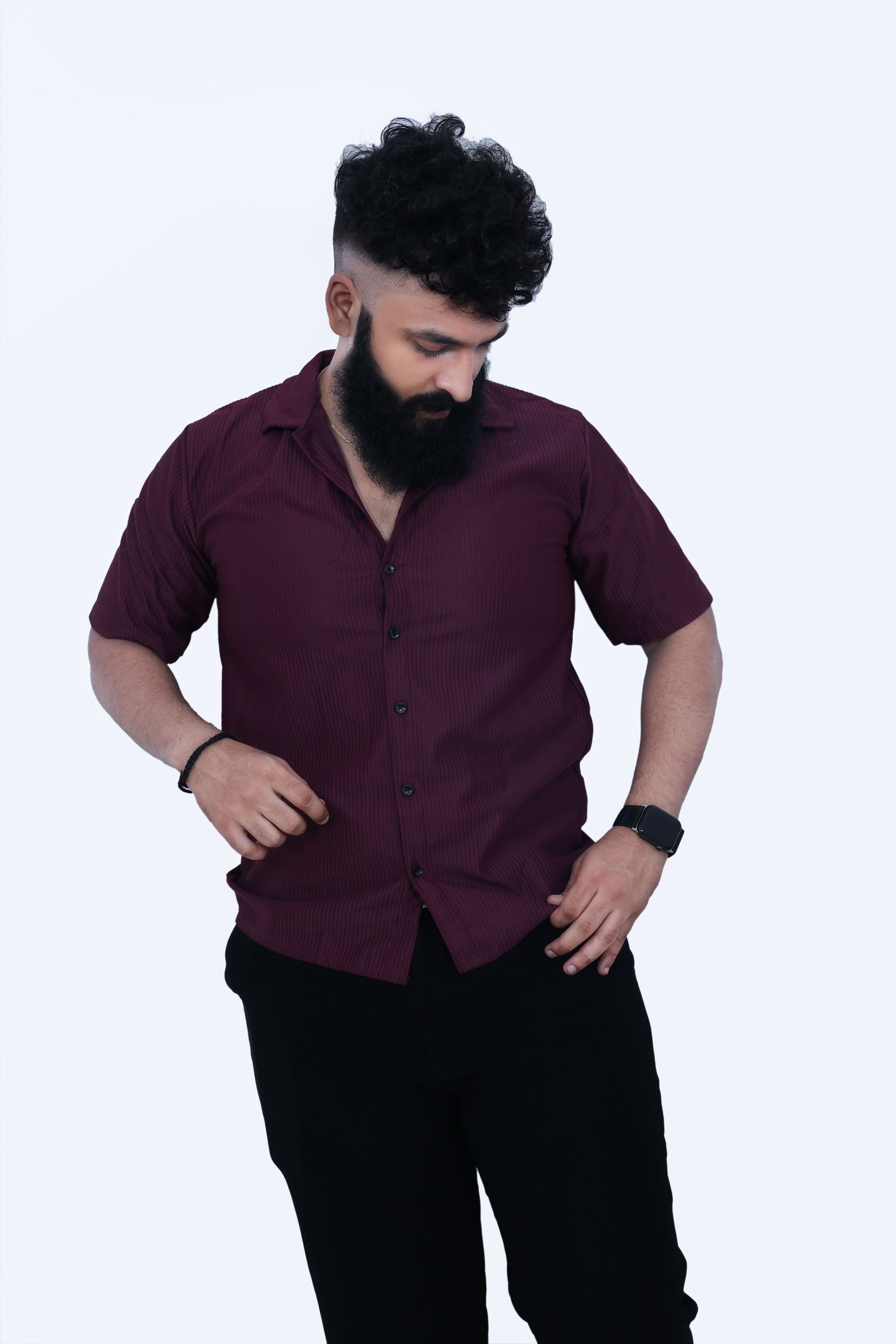 Men’s Off-Shoulder Shirt, Summer-Chill