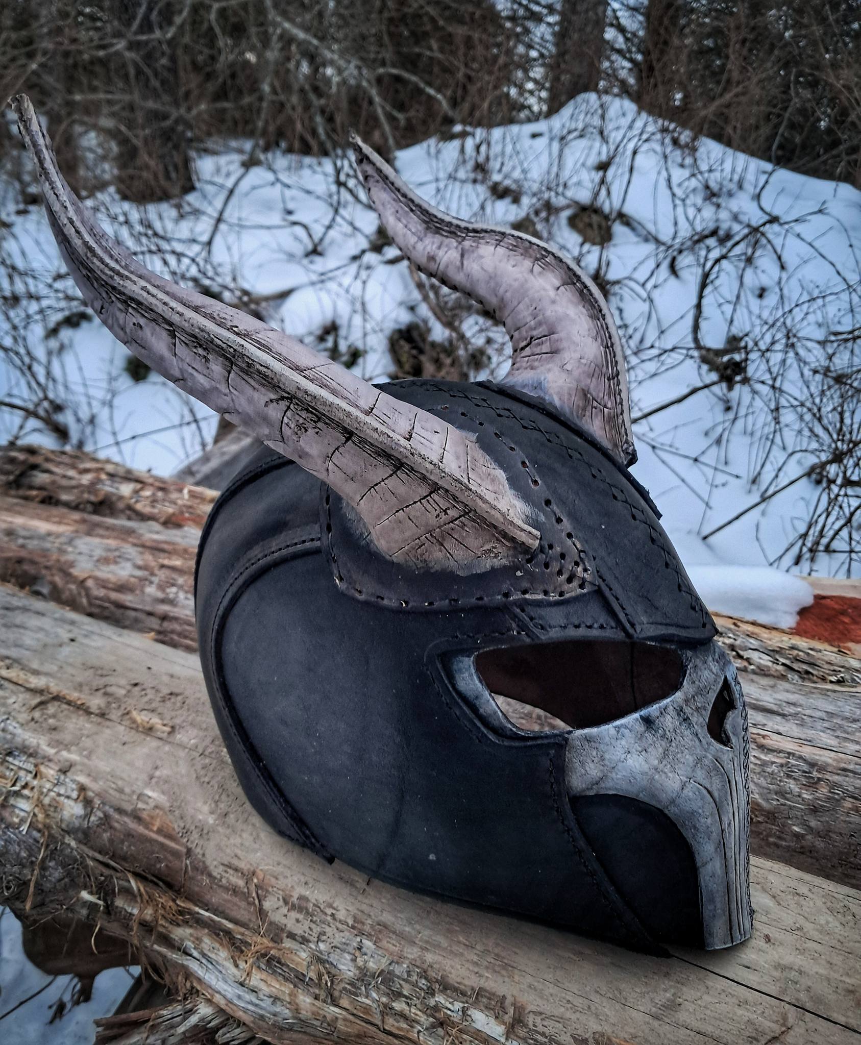 Horned Punisher Helm