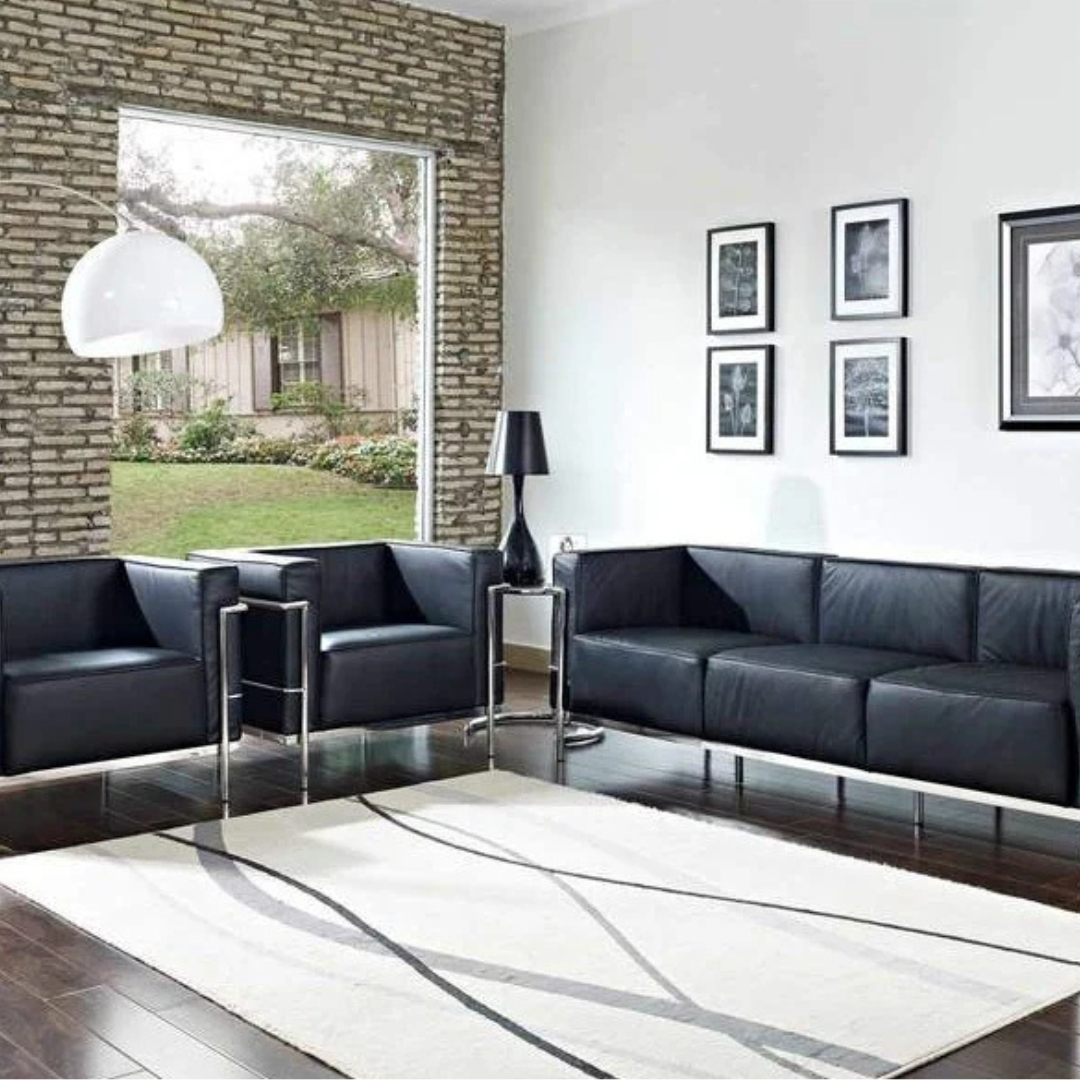 Tivoli Leather Sofa Set