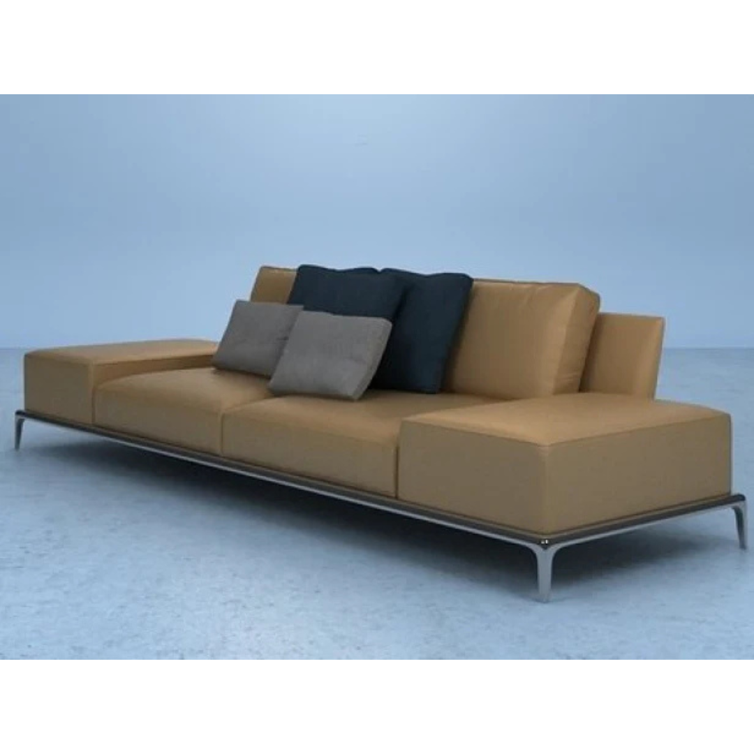 Soreto 83" leather Sofa