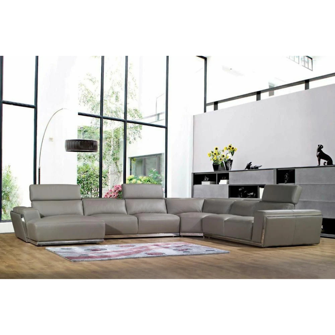 Carter Large Leather Sectional sofa