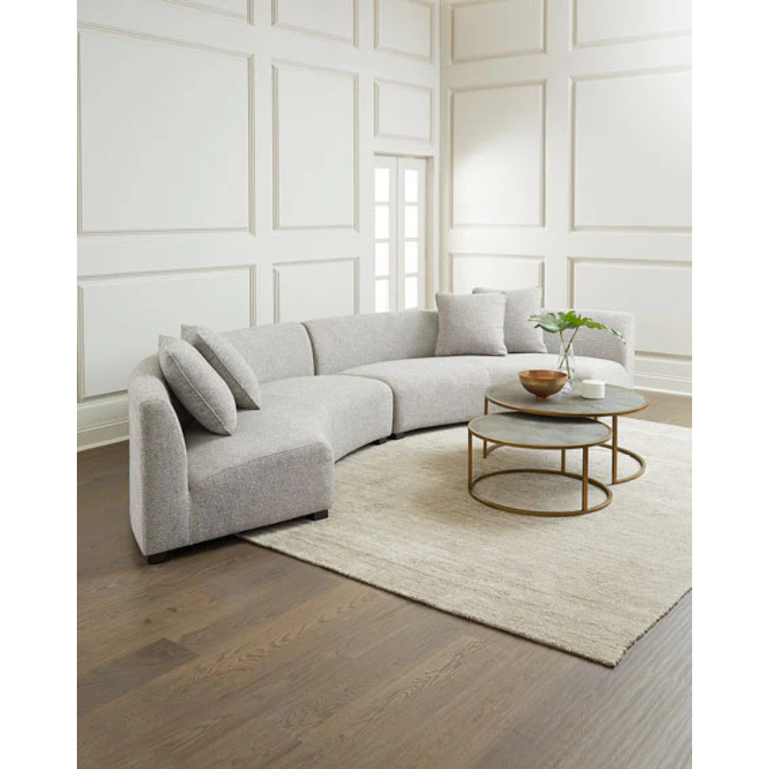 Astor 2 Piece Curved Sectional sofa