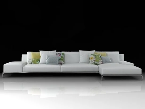 White Modern Sectional Sofa