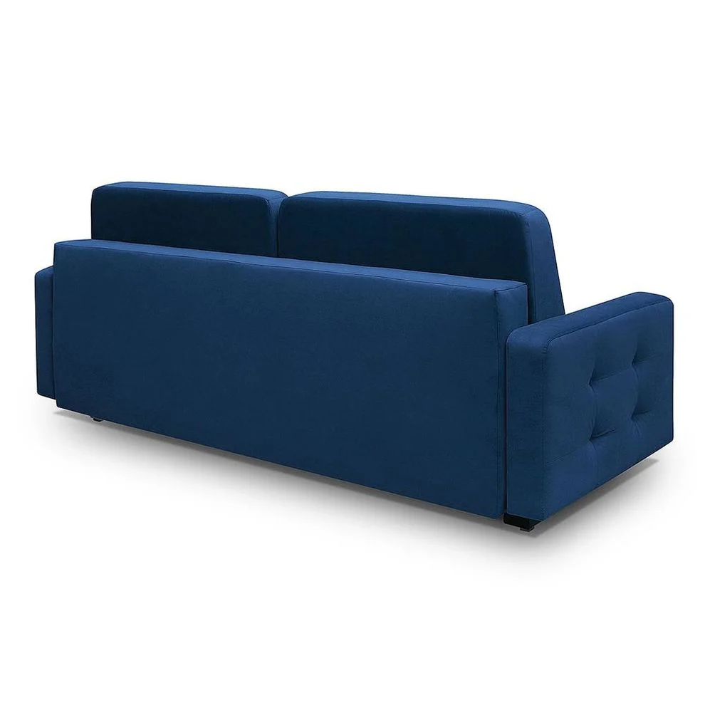 Navy Blue Fabric Sofa