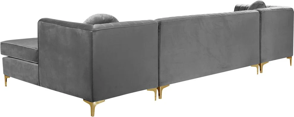 Modern Gray Sectional Sofa