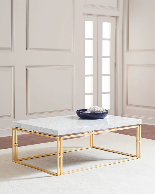 Calibria Marble Top Coffee Table