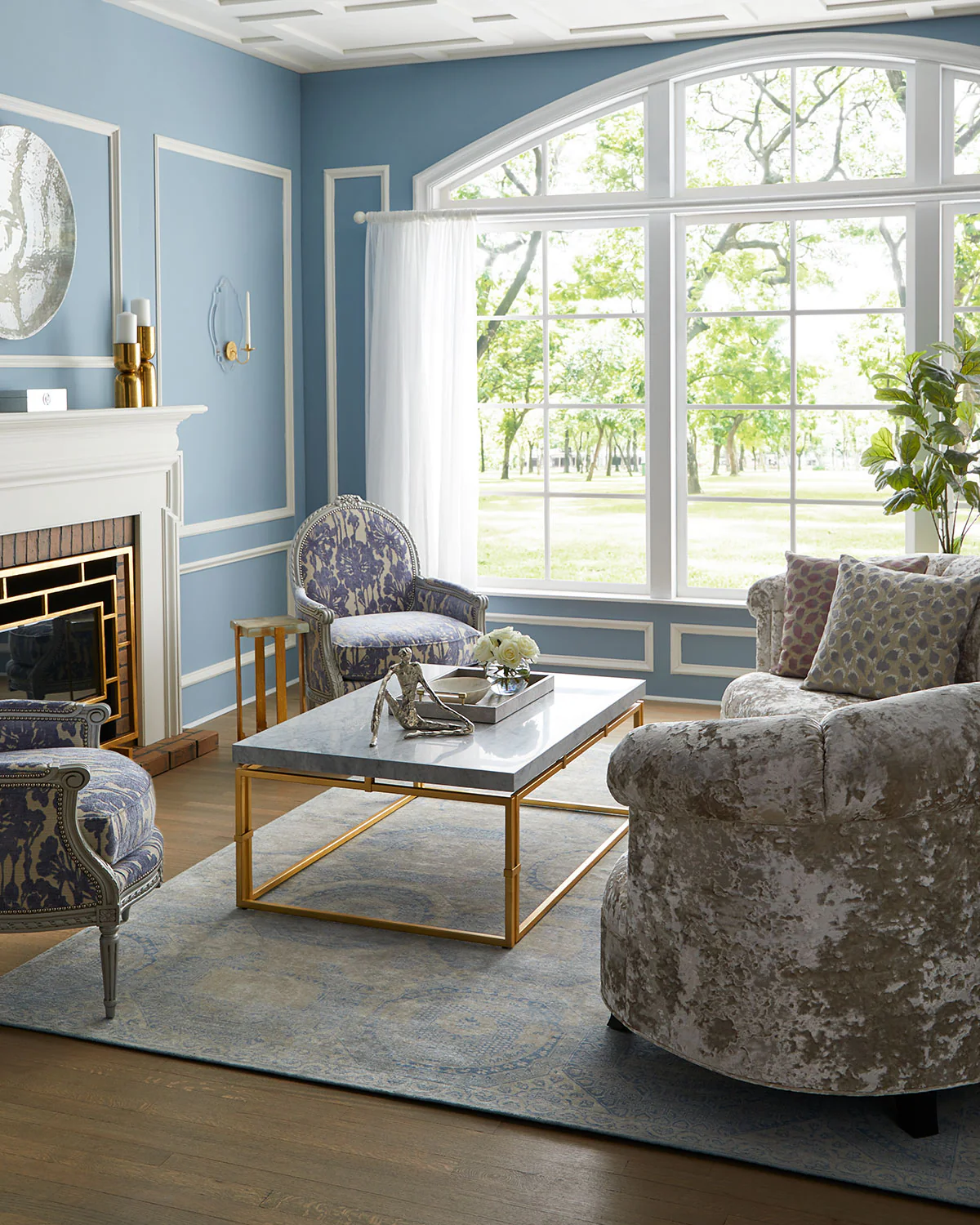 Calibria Marble Top Coffee Table