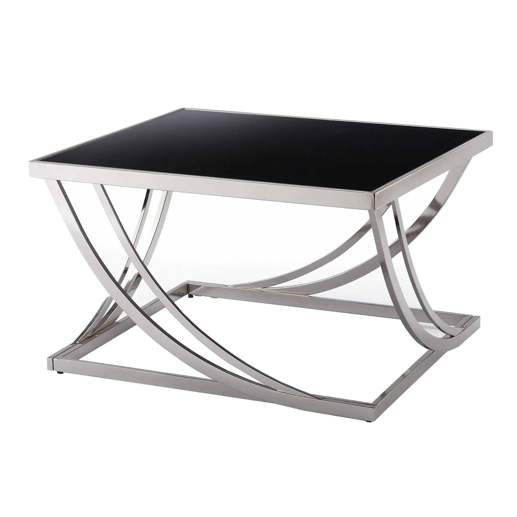 Anson Steel Arch Curved Sculptural Modern Coffee Table