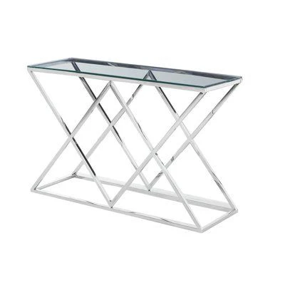 Tifaan Stainless Console Table