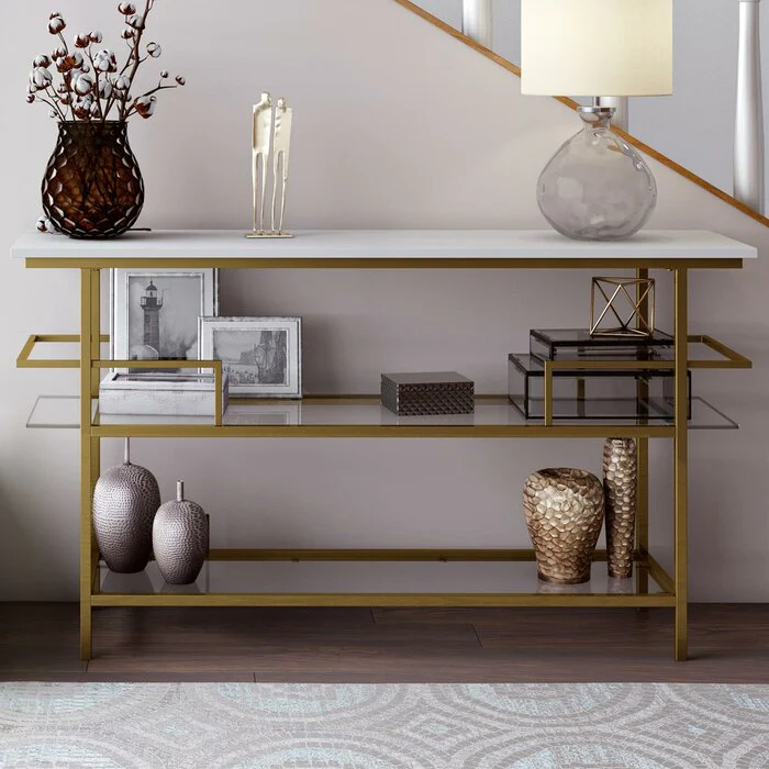 Ulysis Gold Console Table