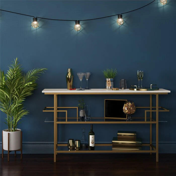 Ulysis Gold Console Table