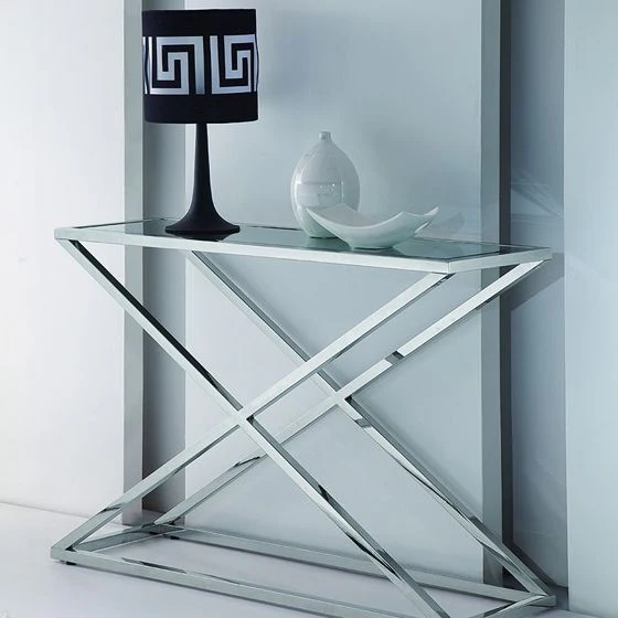 Wade Stainless Console Table