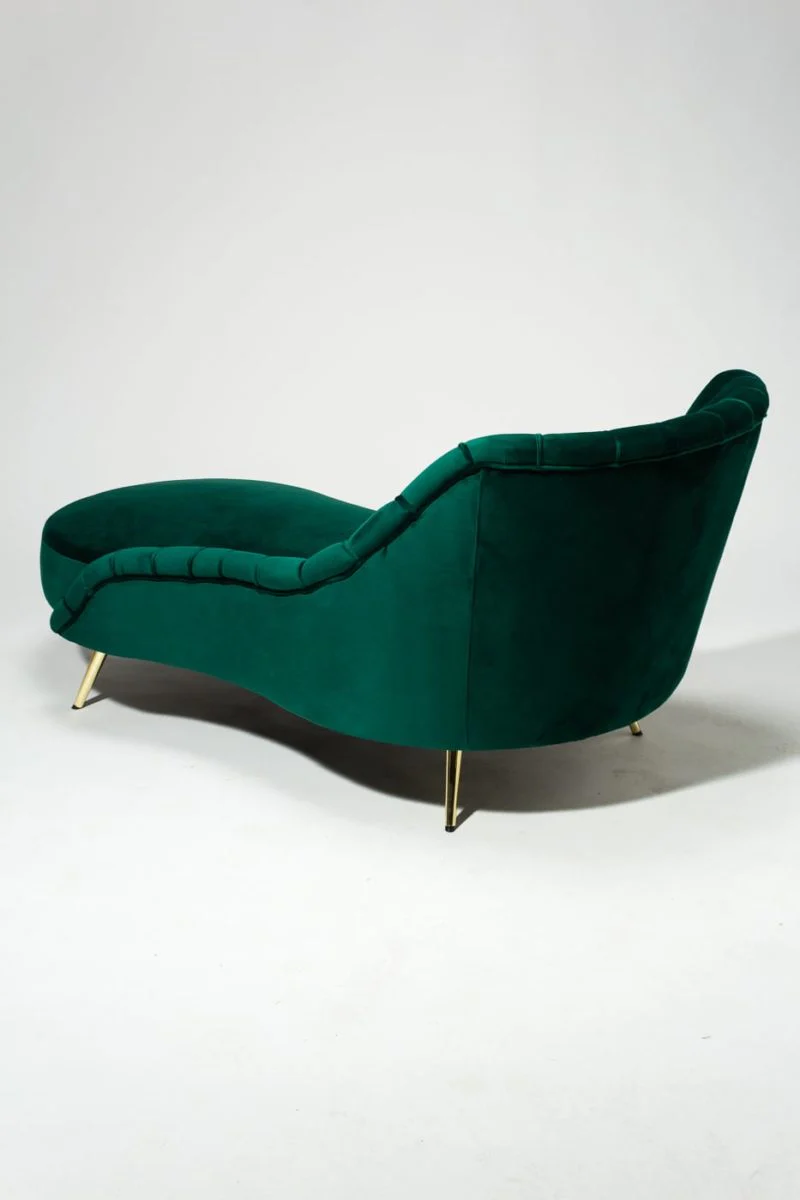 Anasella Velvet Chaise Lounge